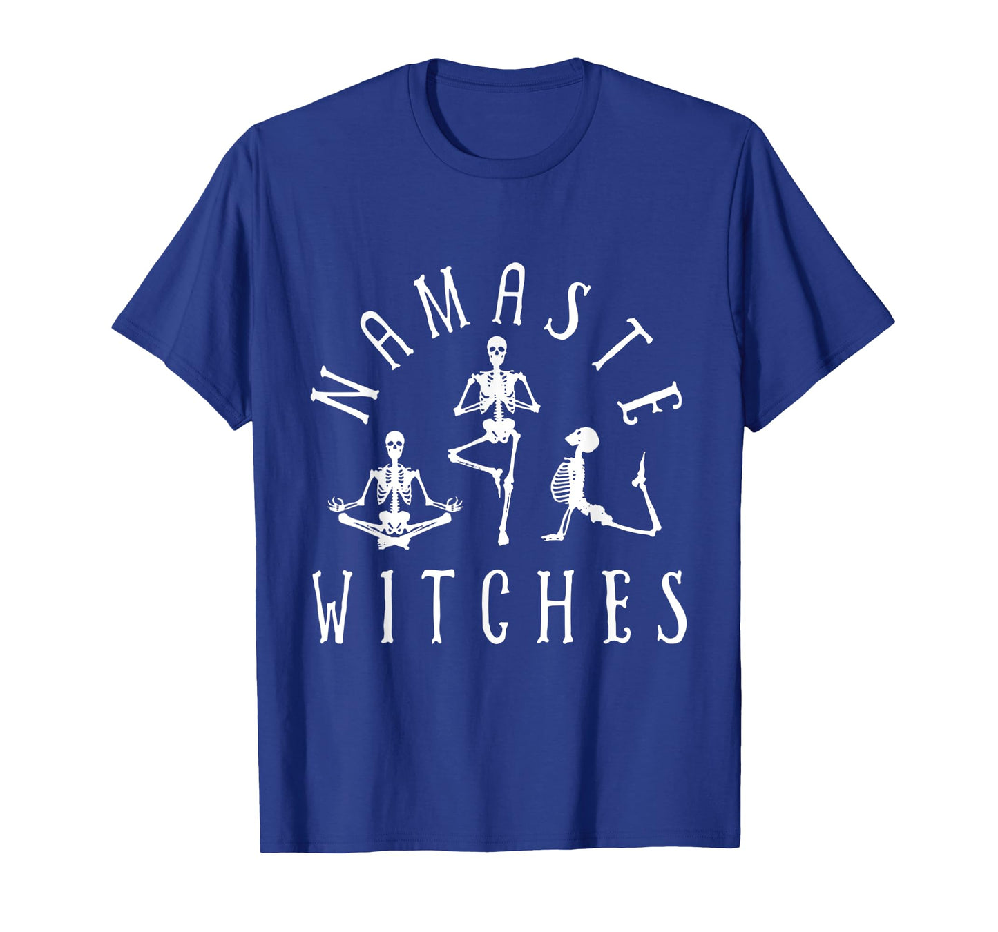 Namaste Witches Skeleton Yoga Funny Halloween T-Shirt