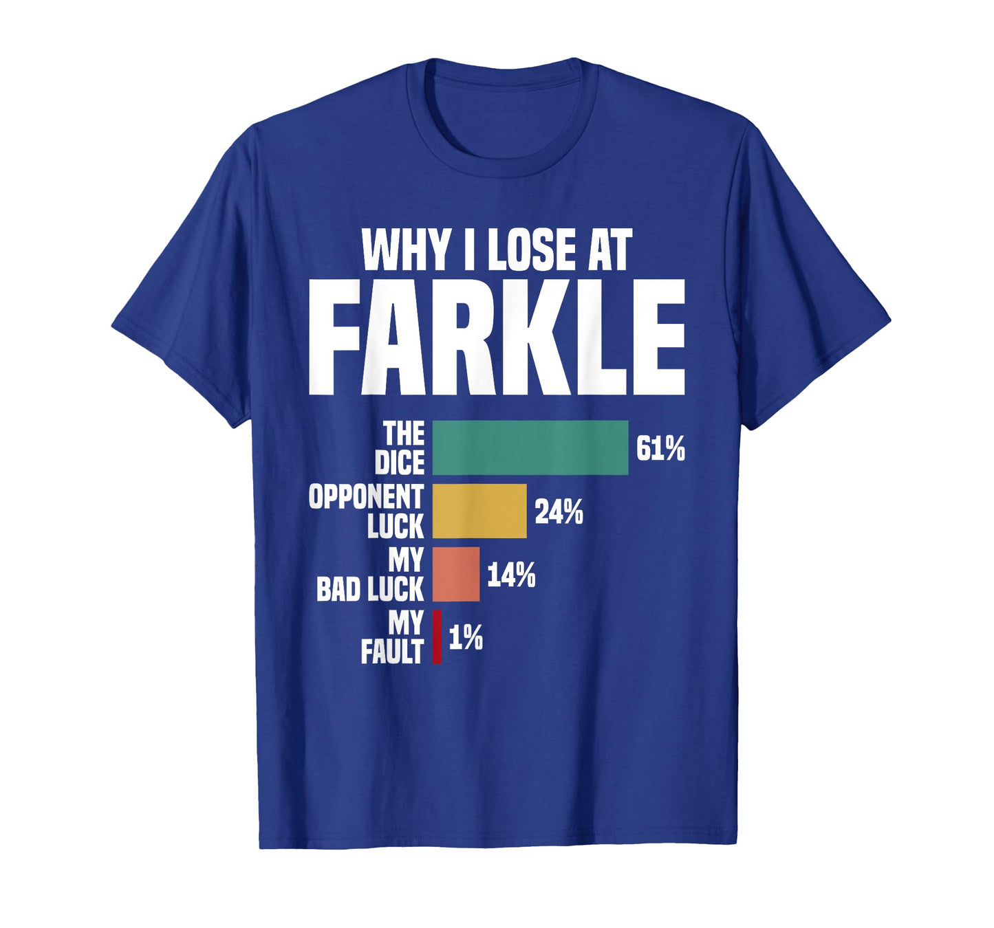 Farkle Player Tournament Queen Player Dice Farkle Dice Game T-Shirt