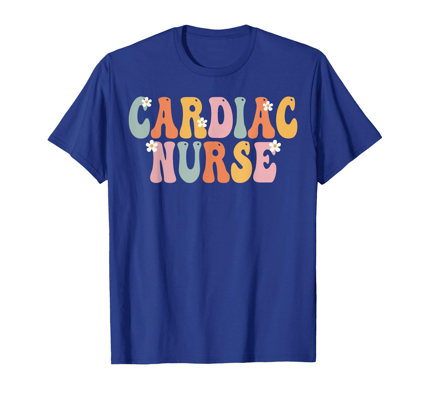 Cardiac Nurse Week Groovy Appreciation Day For Women Work T-Shirt