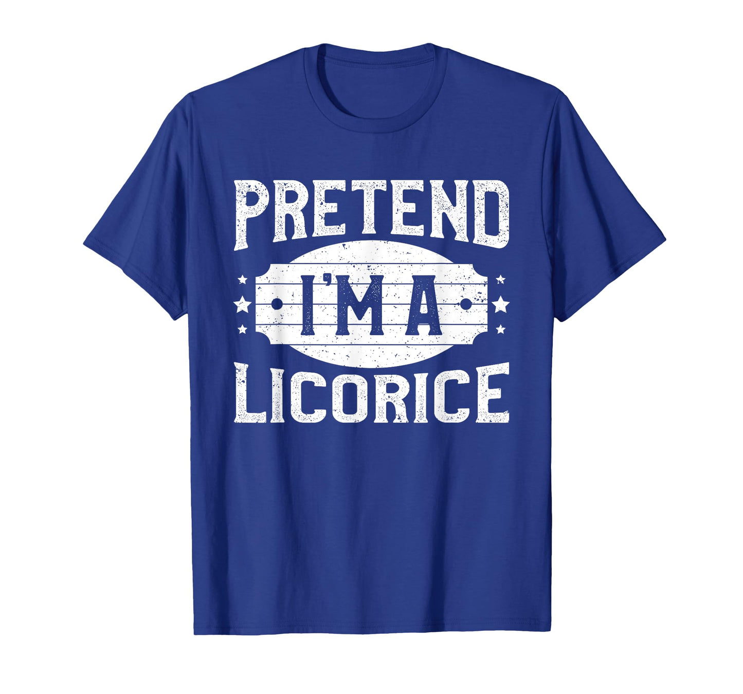 Pretend I'm A Licorice Matching Costume Lazy Halloween Party T-Shirt