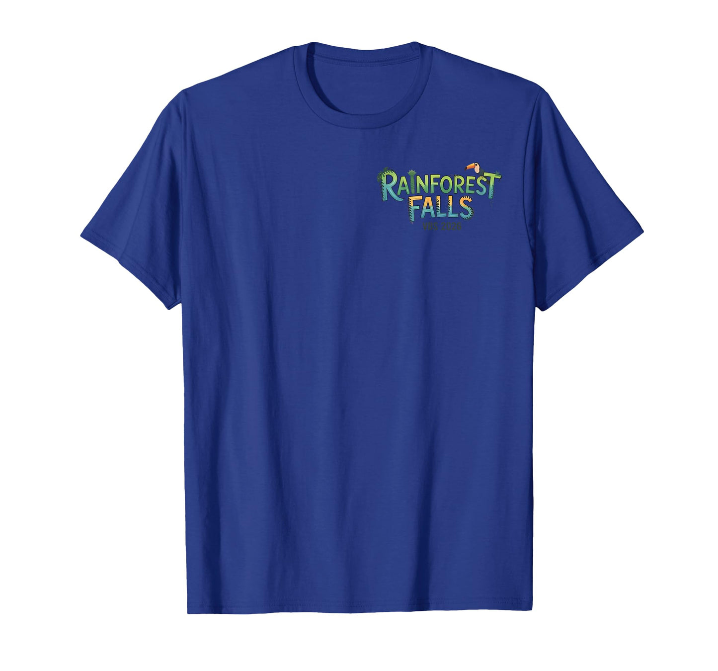 Rainforest Falls VBS 2026 Bible School Christian Pocket T-Shirt
