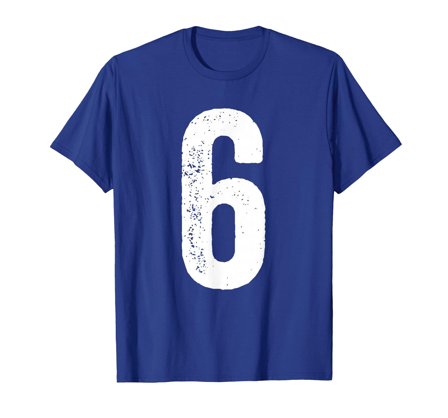 6th Birthday 6 Years Uniform Sports Team Jersey Number 6 T-Shirt