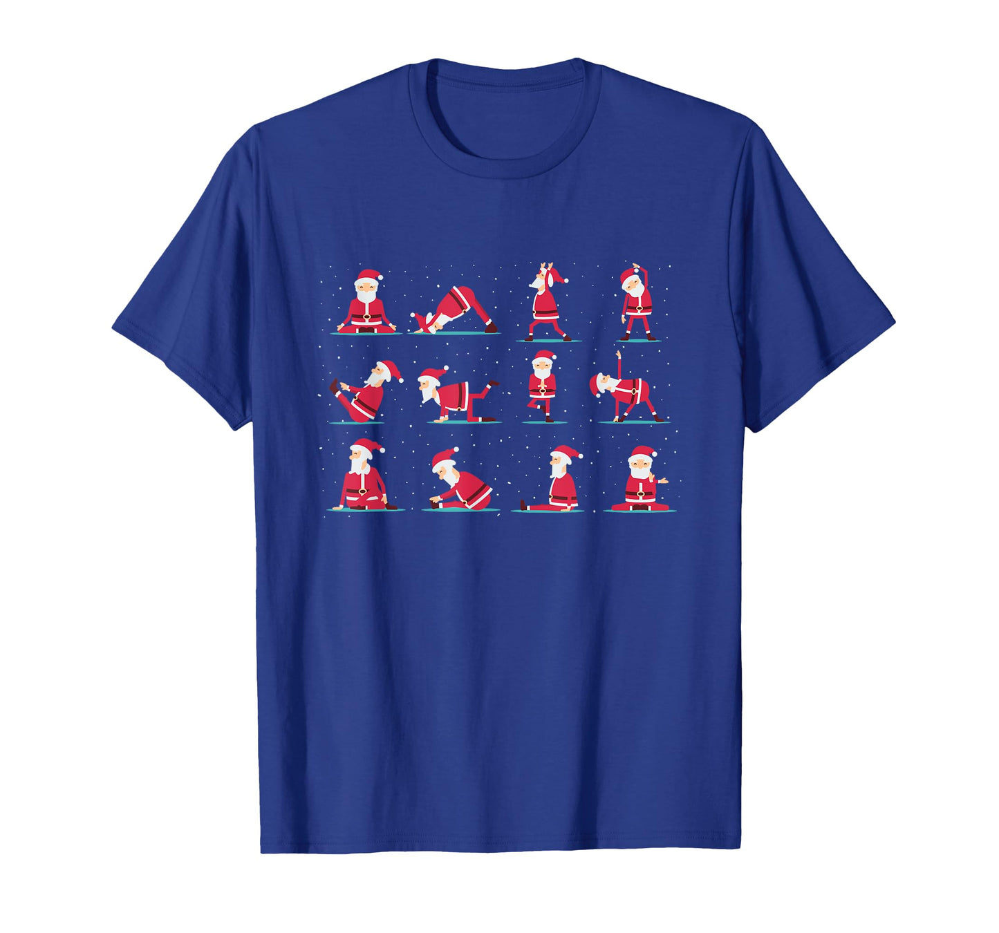 Merry Christmas Yoga Santa Practice Yoga Xmas Meditation T-Shirt