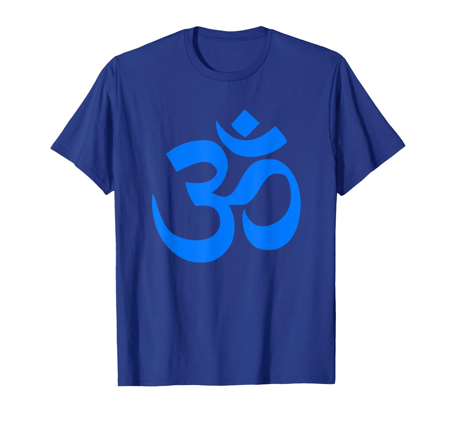 Hindu Om Symbol Indian Philosophy Blue T-Shirt