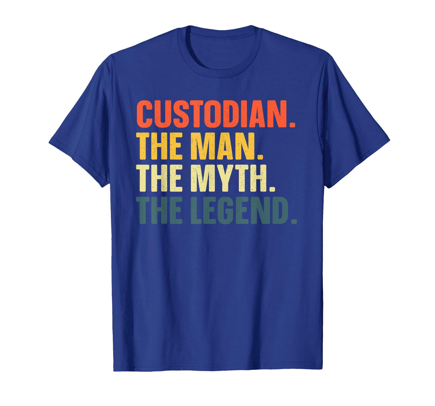 Custodian Art For Men Janitor School Custodian Appreciation T-Shirt
