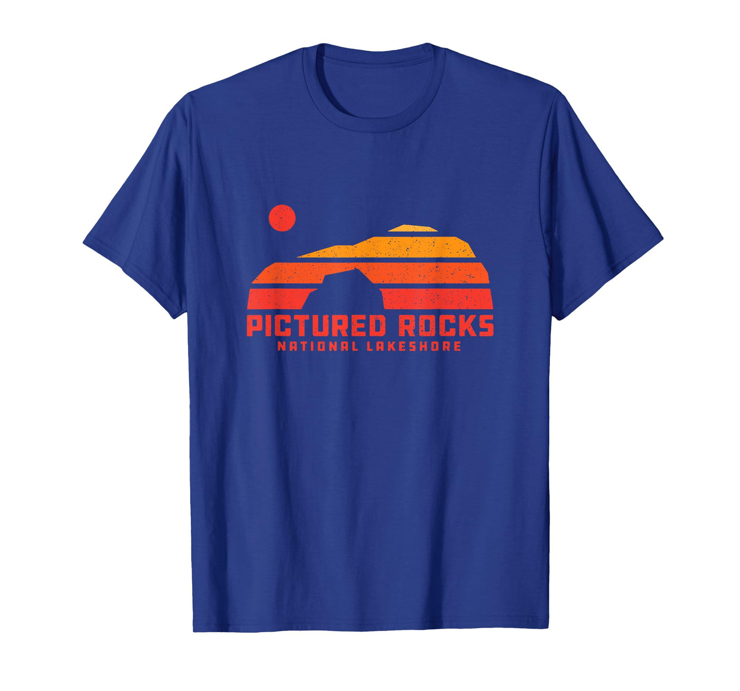 Lover’s Leap Sanstone Cliffs Pictured Rocks Michigan 70s 80s T-Shirt