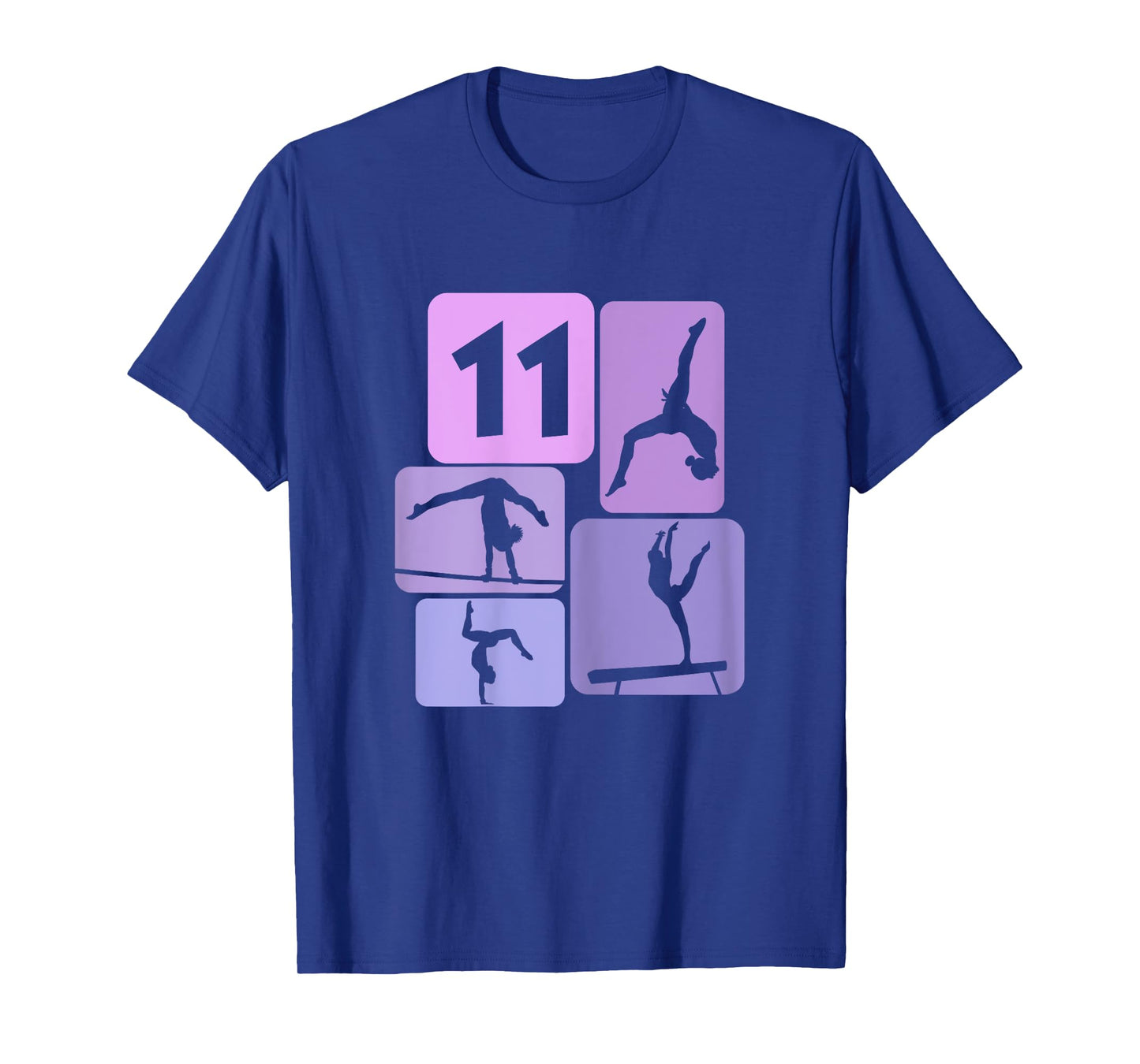 11th Birthday Girl Gymnast Acrobatic 11 Years Gymnastics T-Shirt