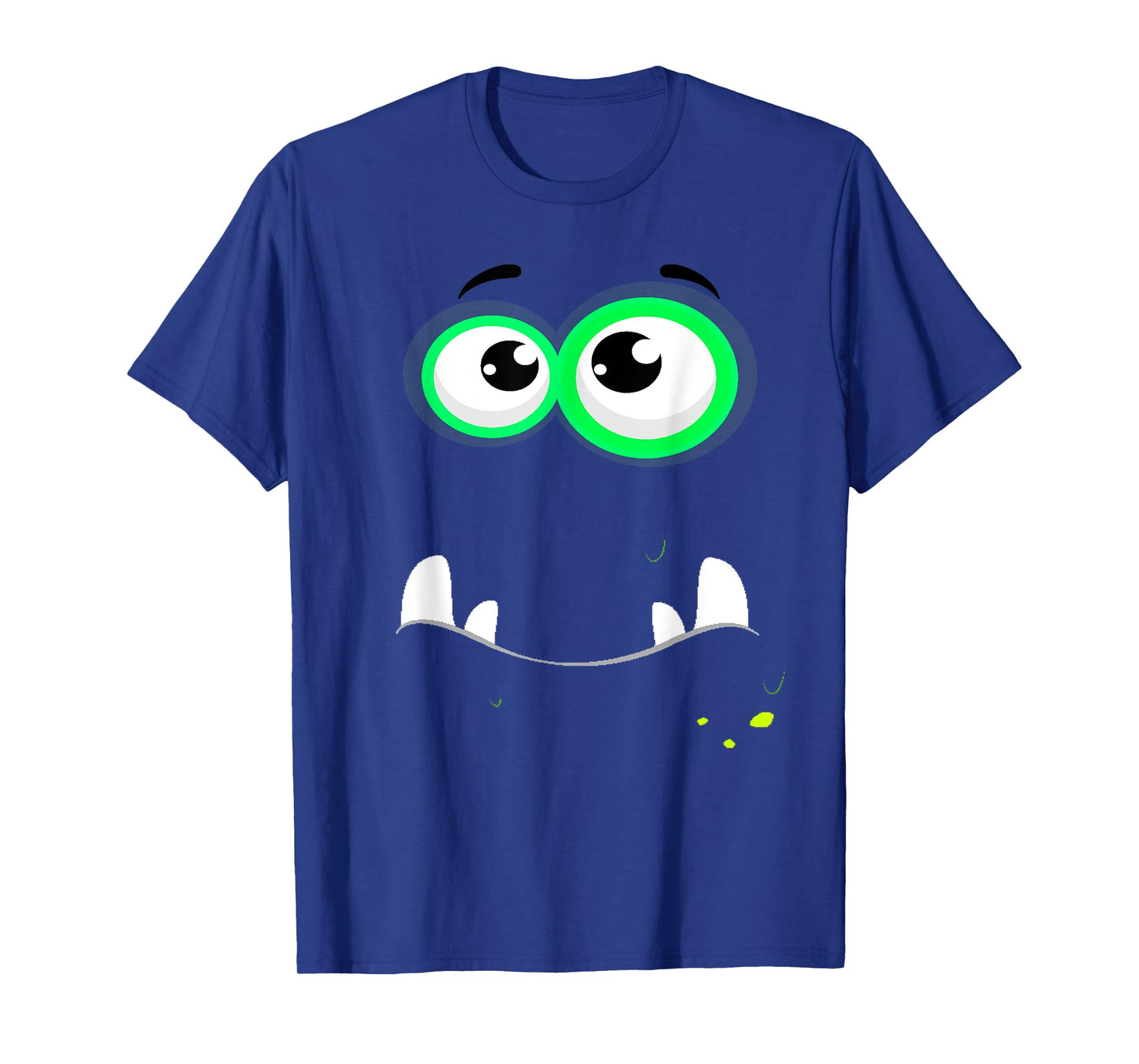 Funny Scary Monster Eyeball Face Easy Christma Costume Cute T-Shirt