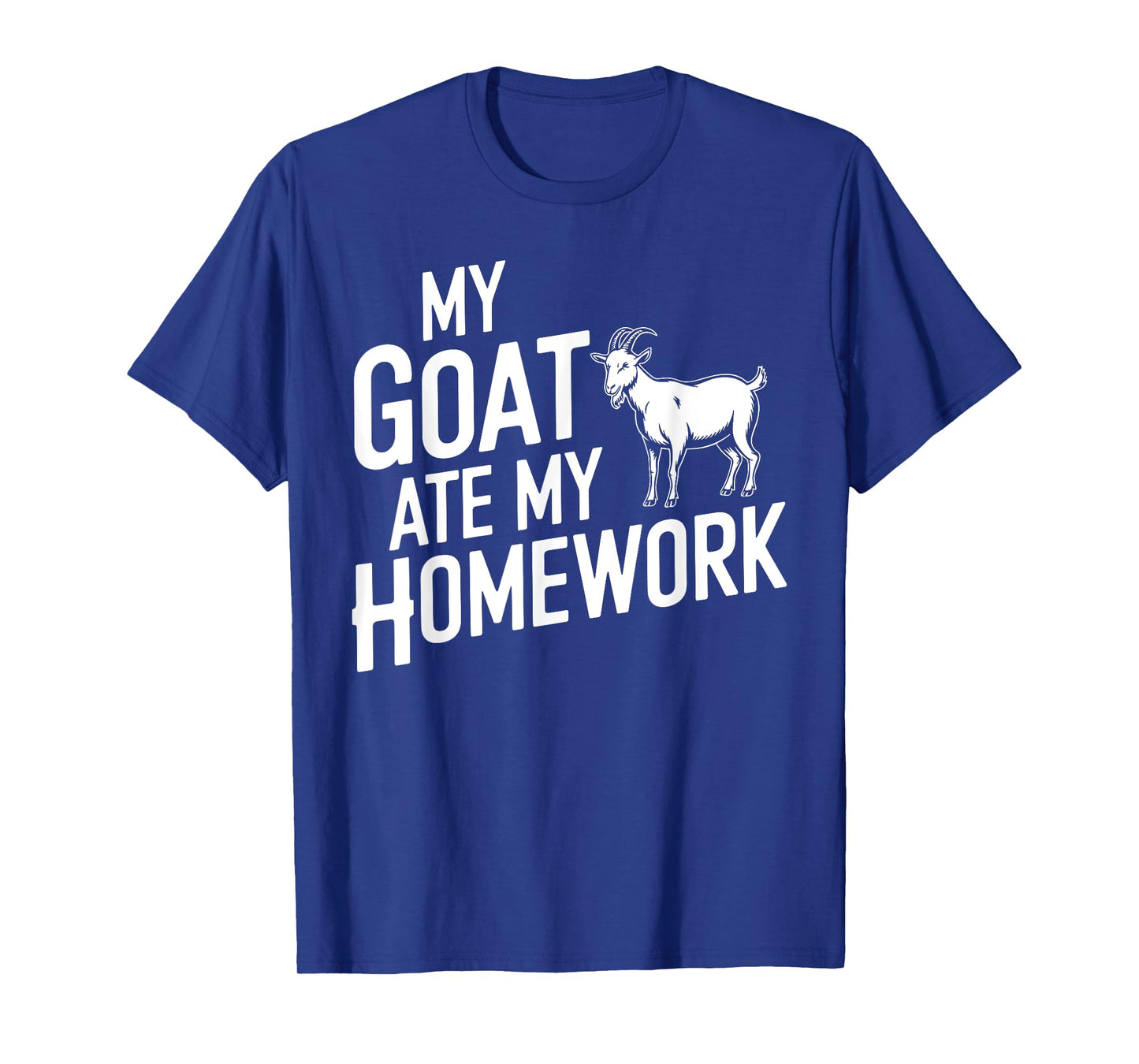 Funny Goat Art For Boys Girls Kids Goat Farmer Goat Lover T-Shirt