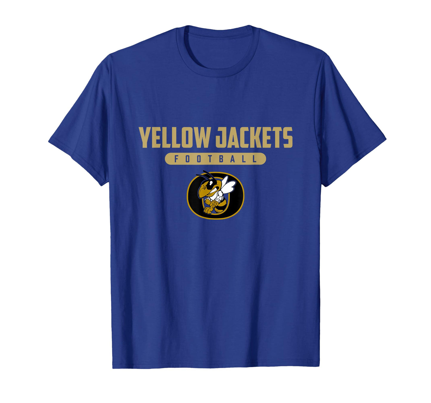 Oxford Yellow Jackets Logo Football HS T-Shirt