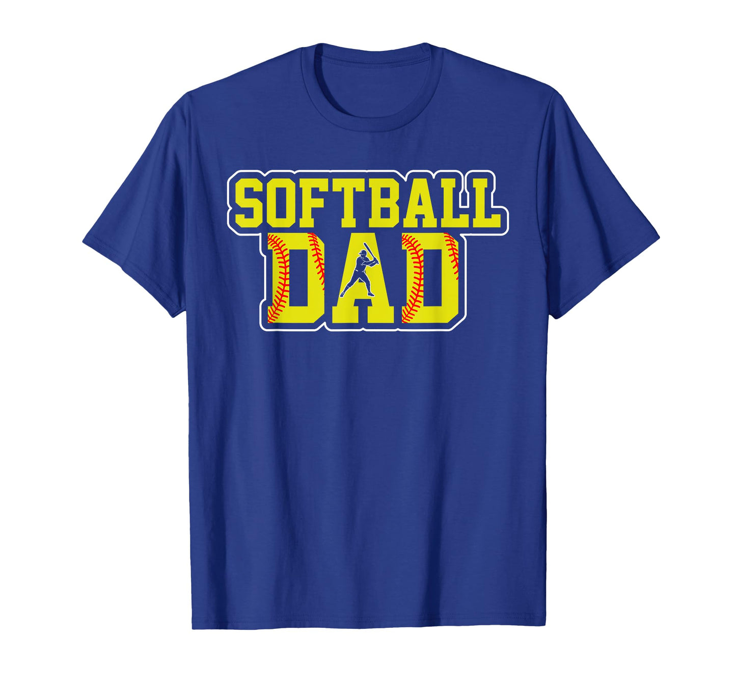 Retro Softball Dad Game Day Dad Father's Day Christmas T-Shirt