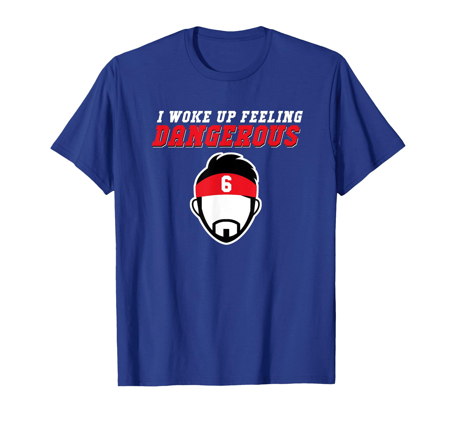The Land - Tampa Woke Up Feeling Dangerous Football Team T-Shirt - Black - Small - Unisex-Adults