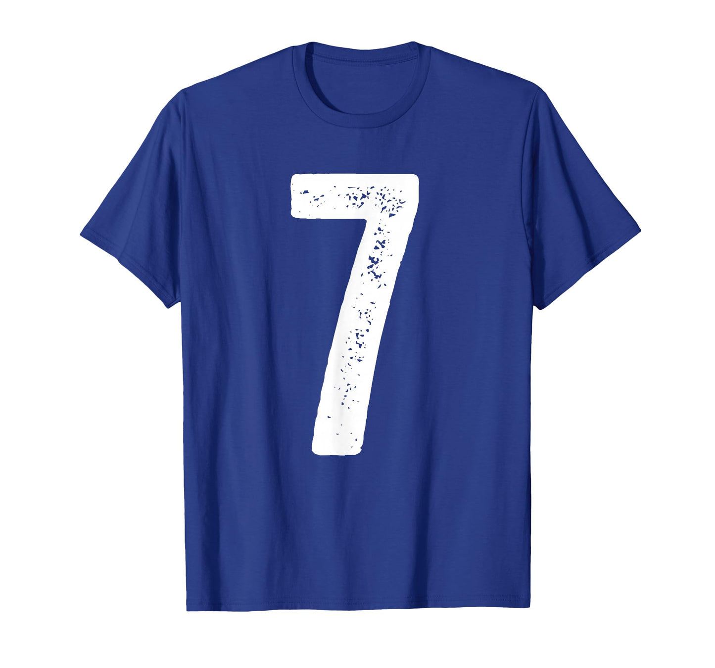 7th Birthday 7 Years Uniform Sports Team Jersey Number 7 T-Shirt