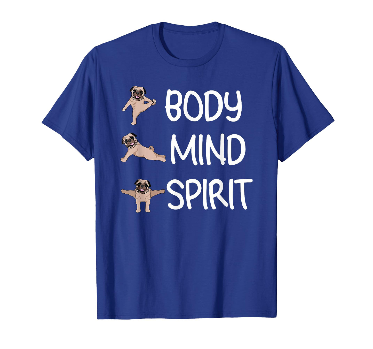 Funny Yoga Pug For Women Men Kids, Funny Dog Lovers T-Shirt