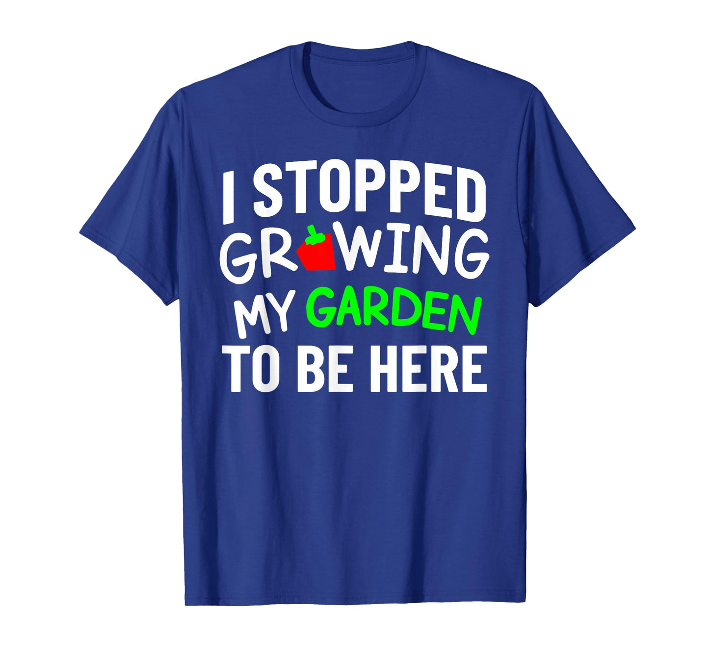 I Stopped Growing My Garden Funny Back To School Gamer Tee T-Shirt