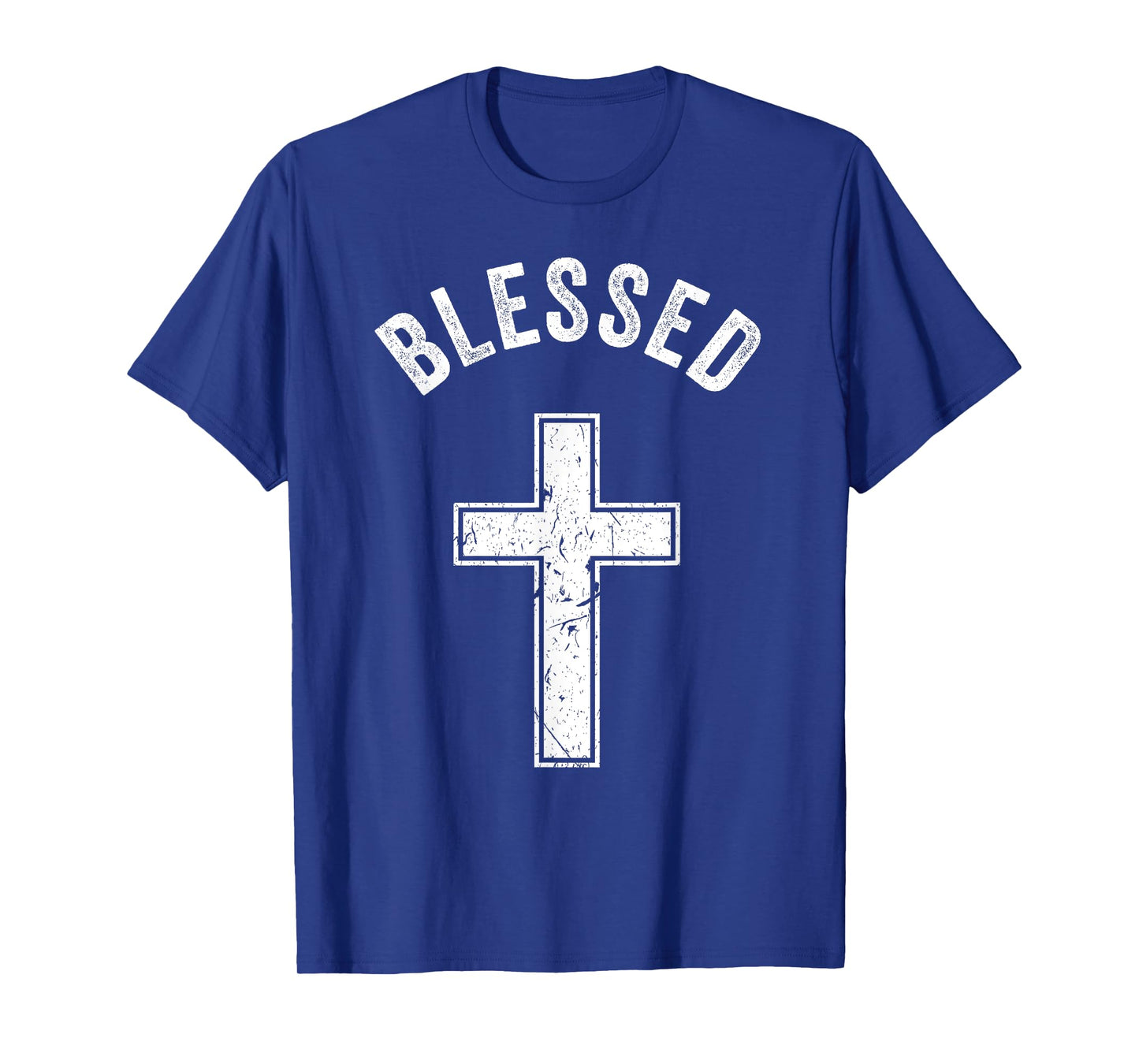 Vintage Blessed Christian Faith Cross Jesus Lover Spiritual T-Shirt