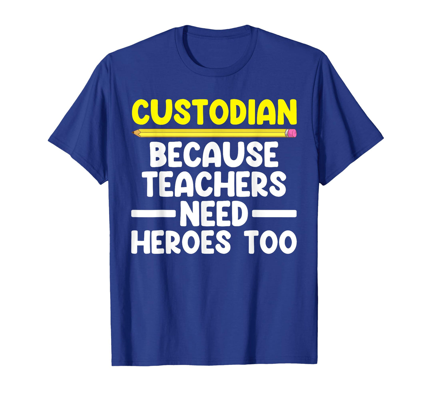 Best Custodian Design For Men Women Janitor School Custodian T-Shirt