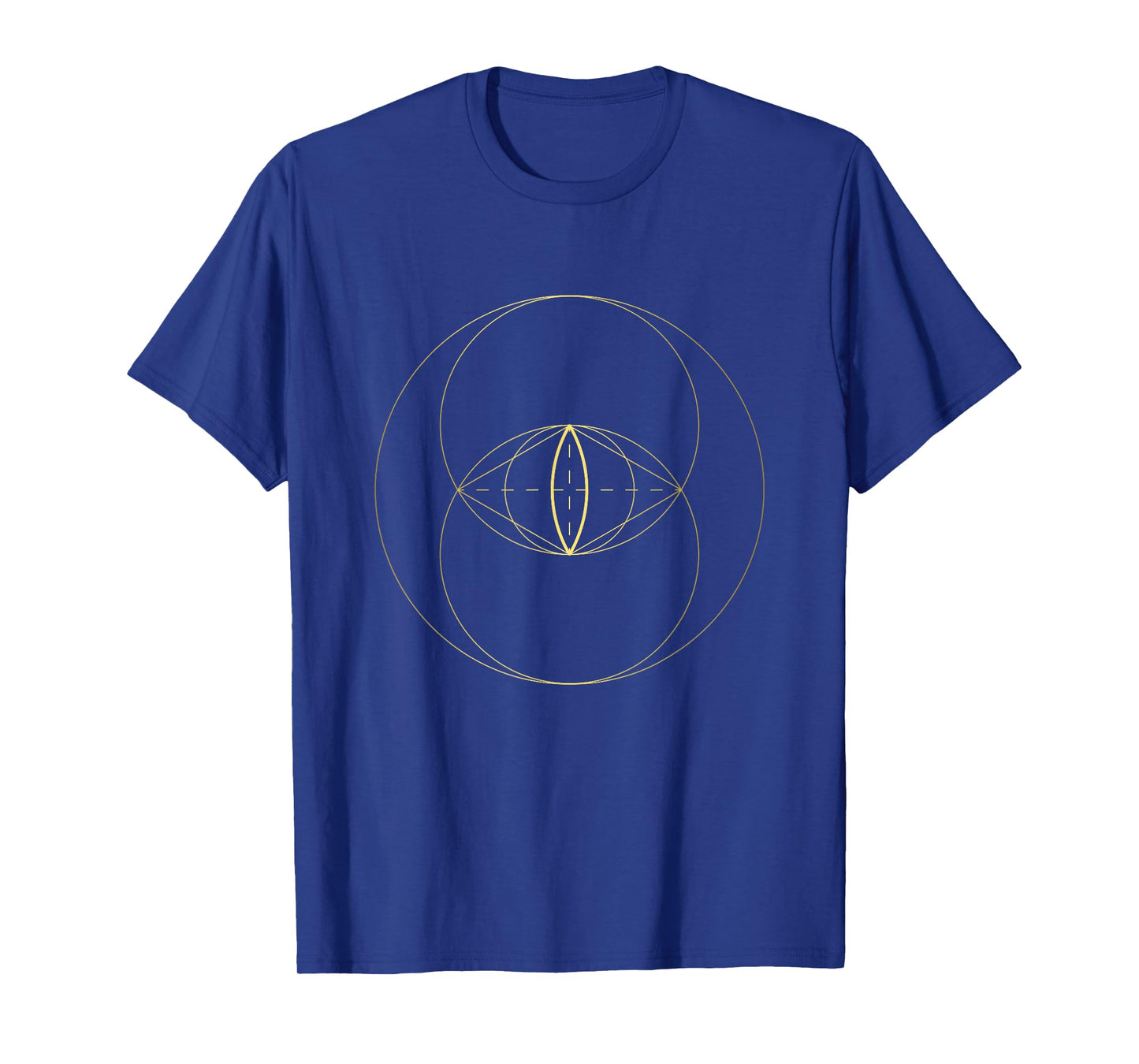Sacred Geometry Vesica Piscis Geometric Astrology Mandala T-Shirt