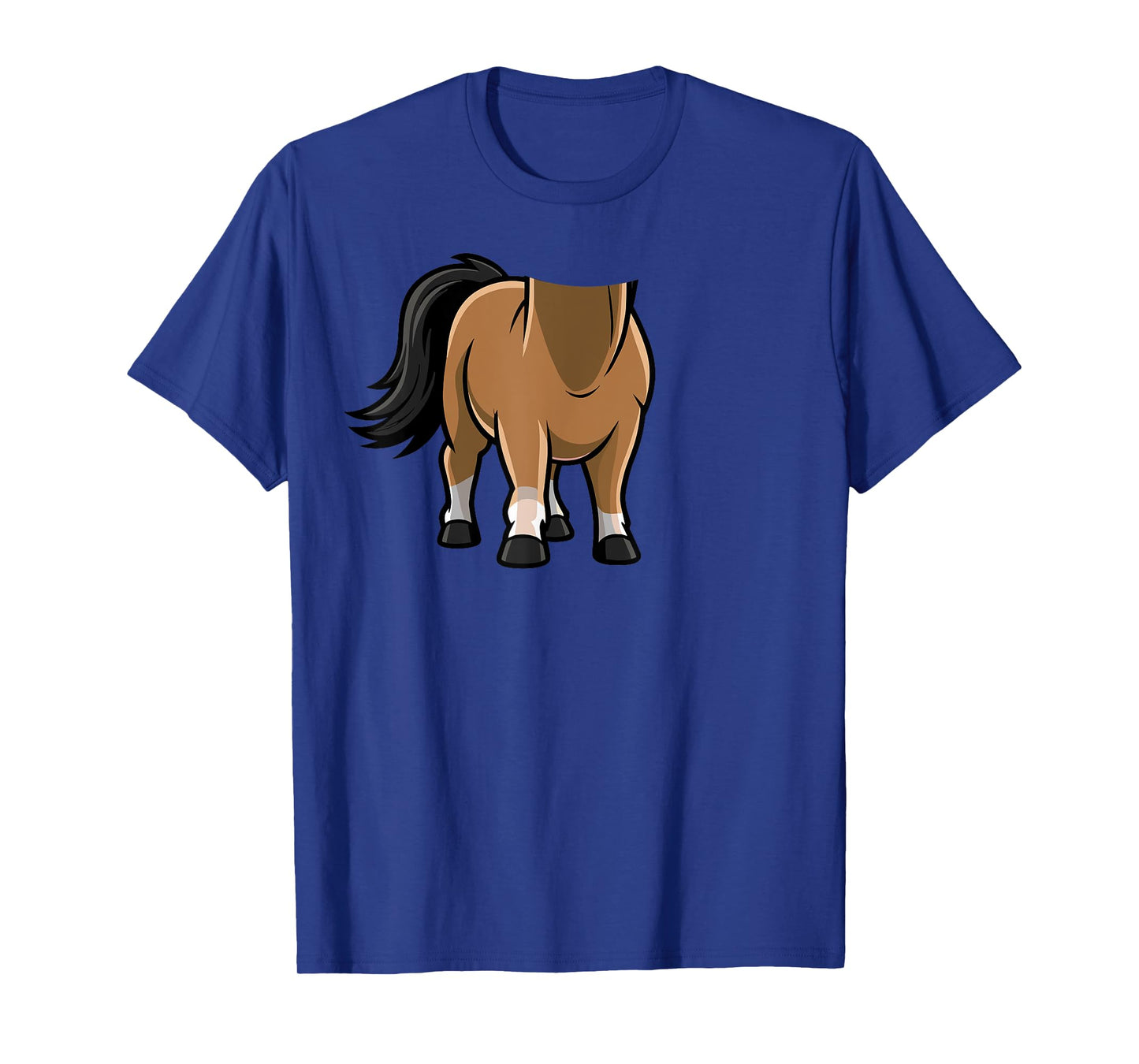 Horse Halloween Tshirt Outfit Funny Simple Kids Costume T-Shirt