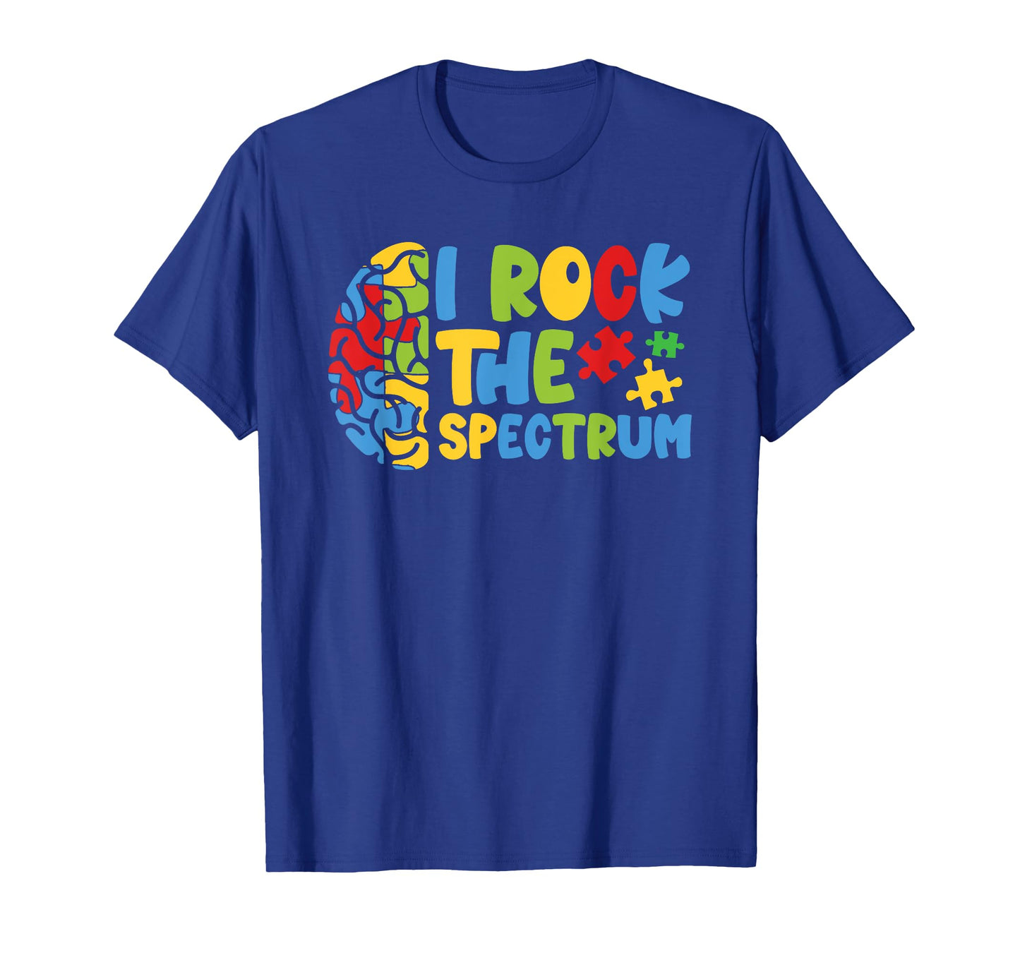Autistic Autism Awareness Boys Toddler I Rock The Spectrum T-Shirt