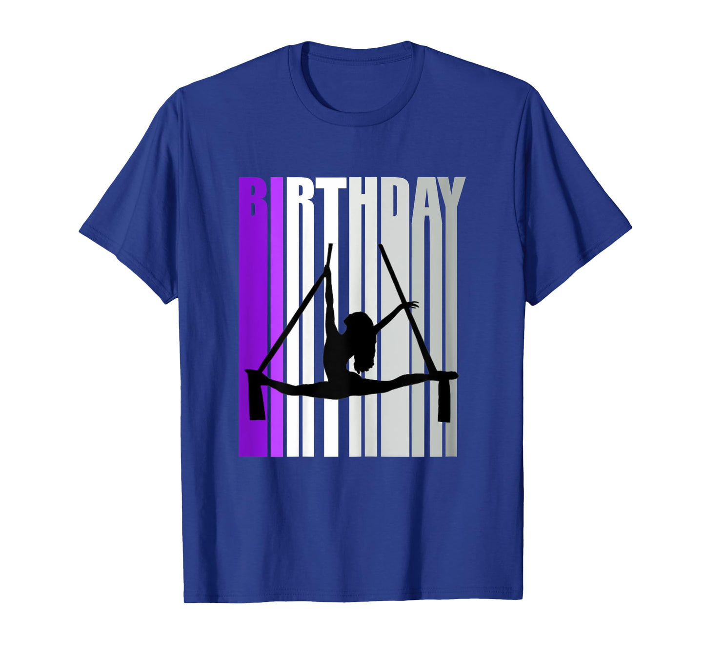 Pretty Purple Kids Air Dancer Birthday Aerialist Train Girl T-Shirt