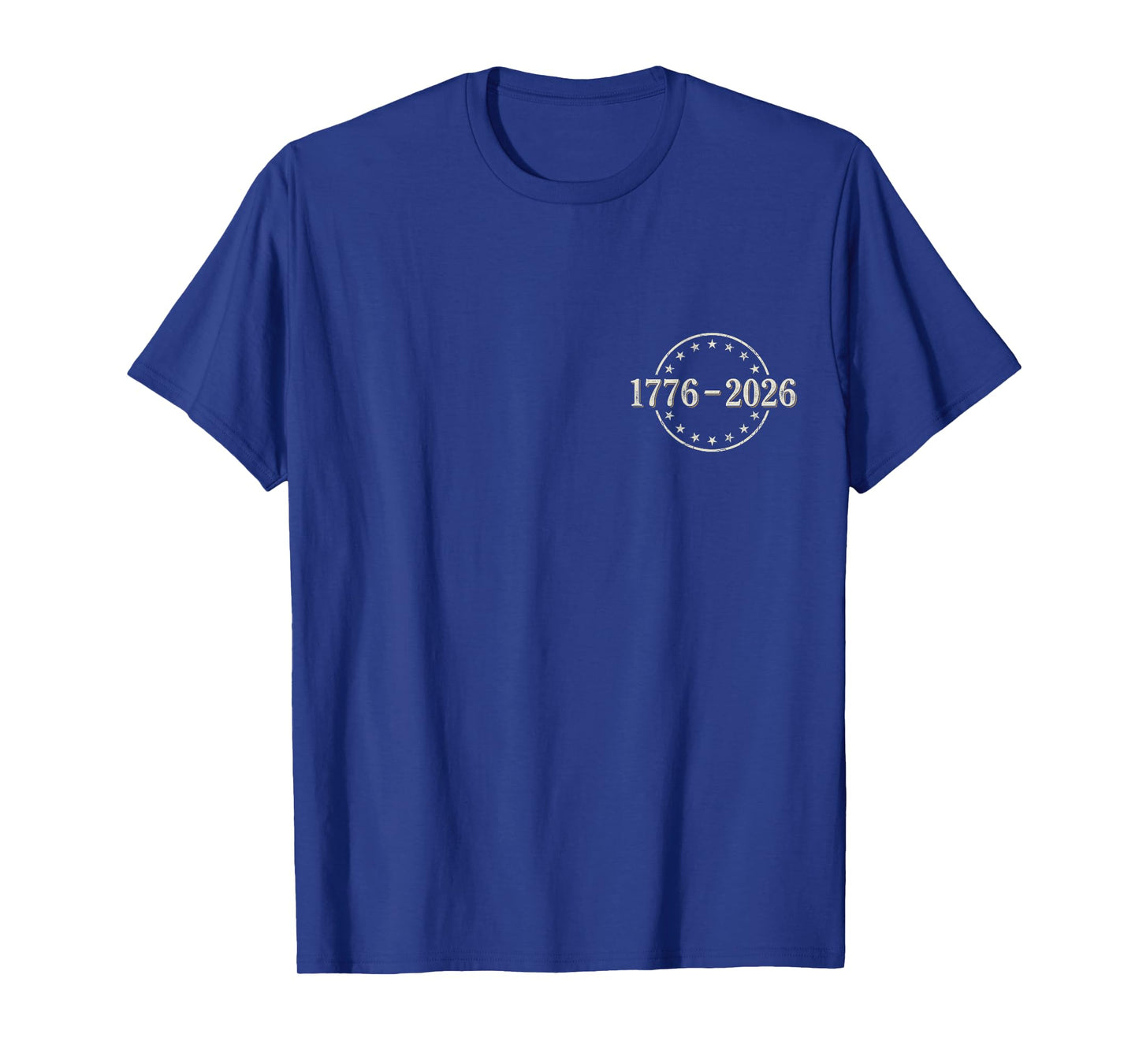 250 Years American Flag - Front and Back T-Shirt
