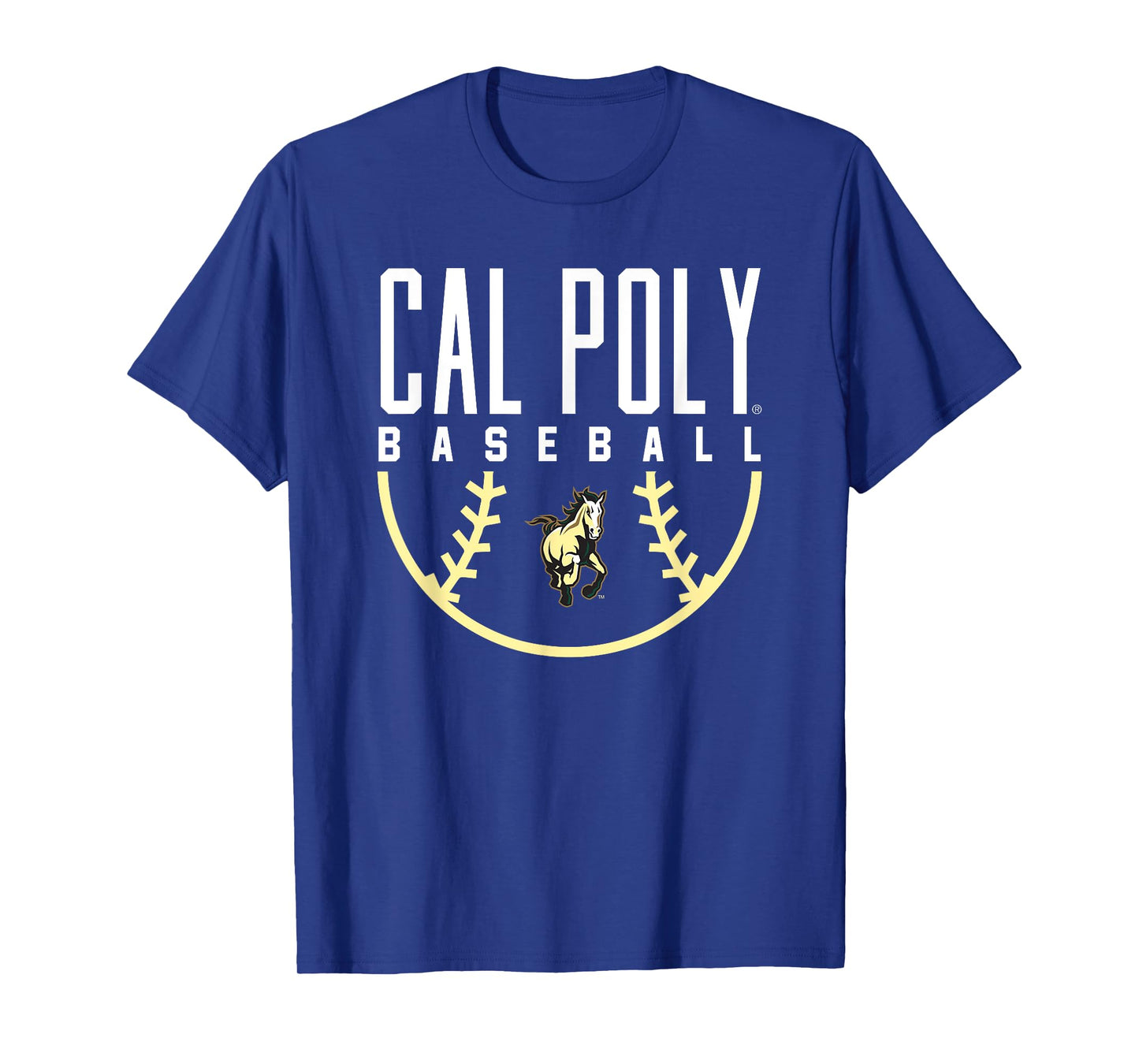 Cal Poly Mustangs Baseball Arch T-Shirt