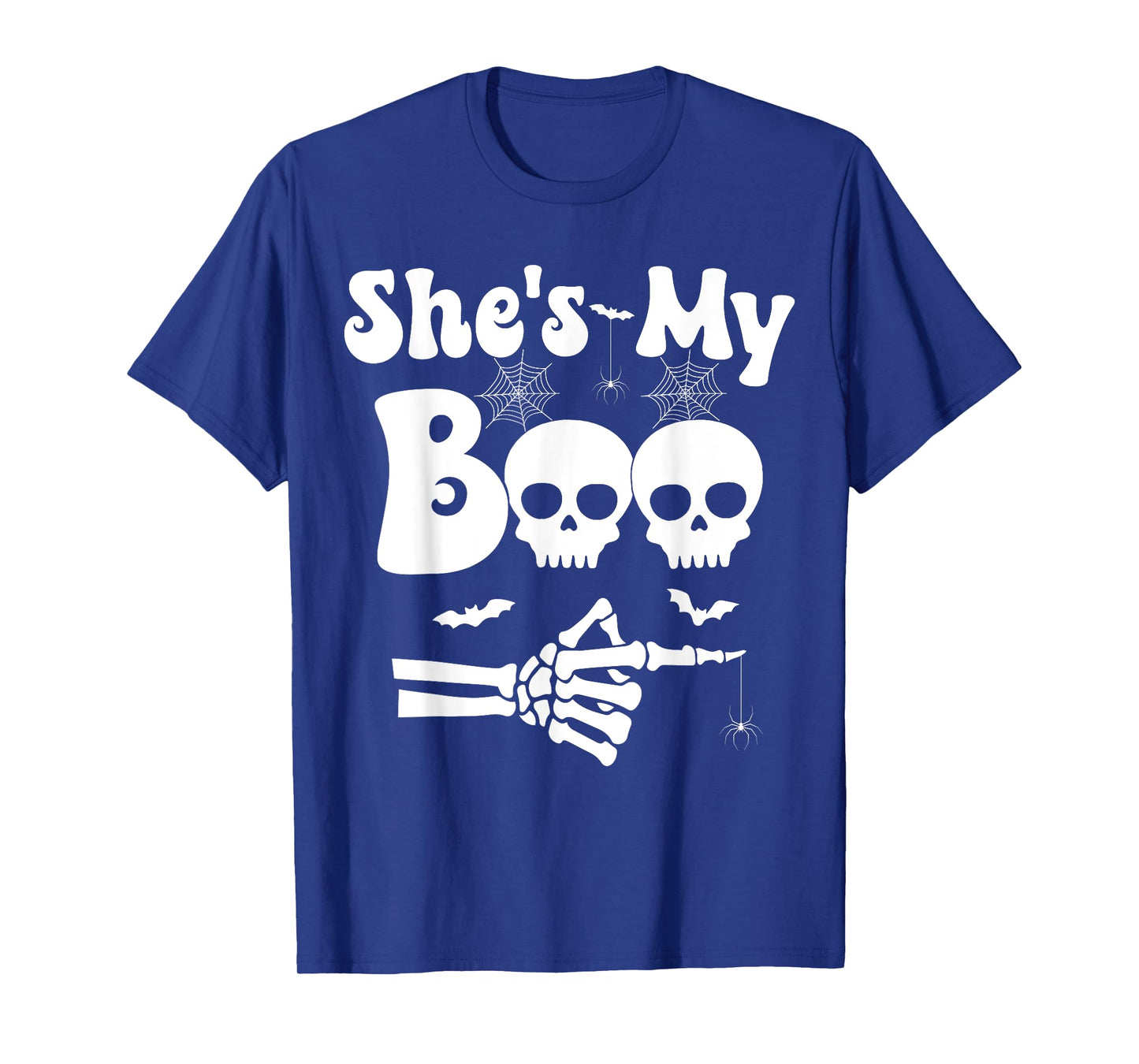 She’s My Boo Skeleton Couples Matching Couple Halloween T-Shirt