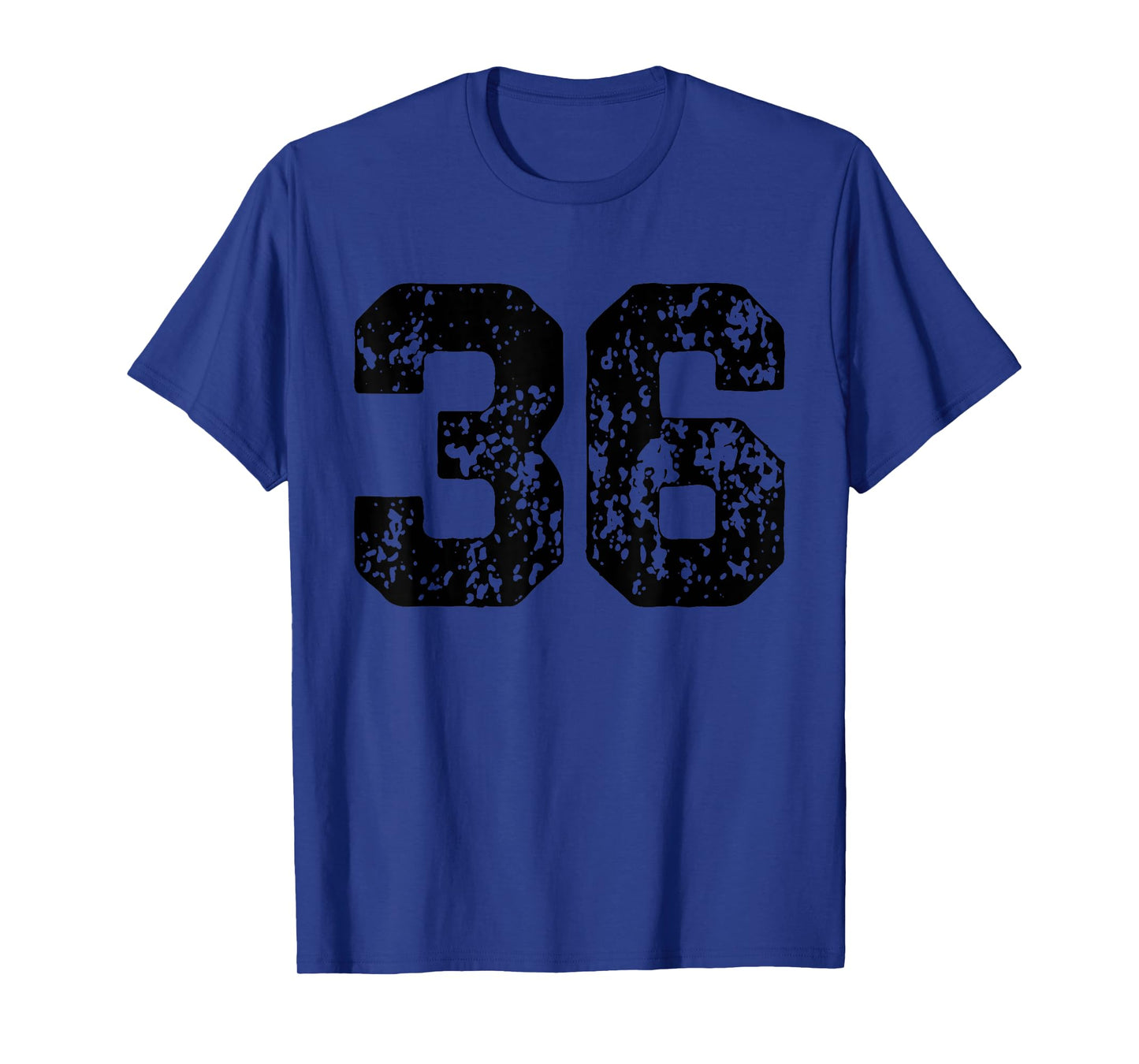 Number 36 Black Best Classic College Style Birthday Funny T-Shirt