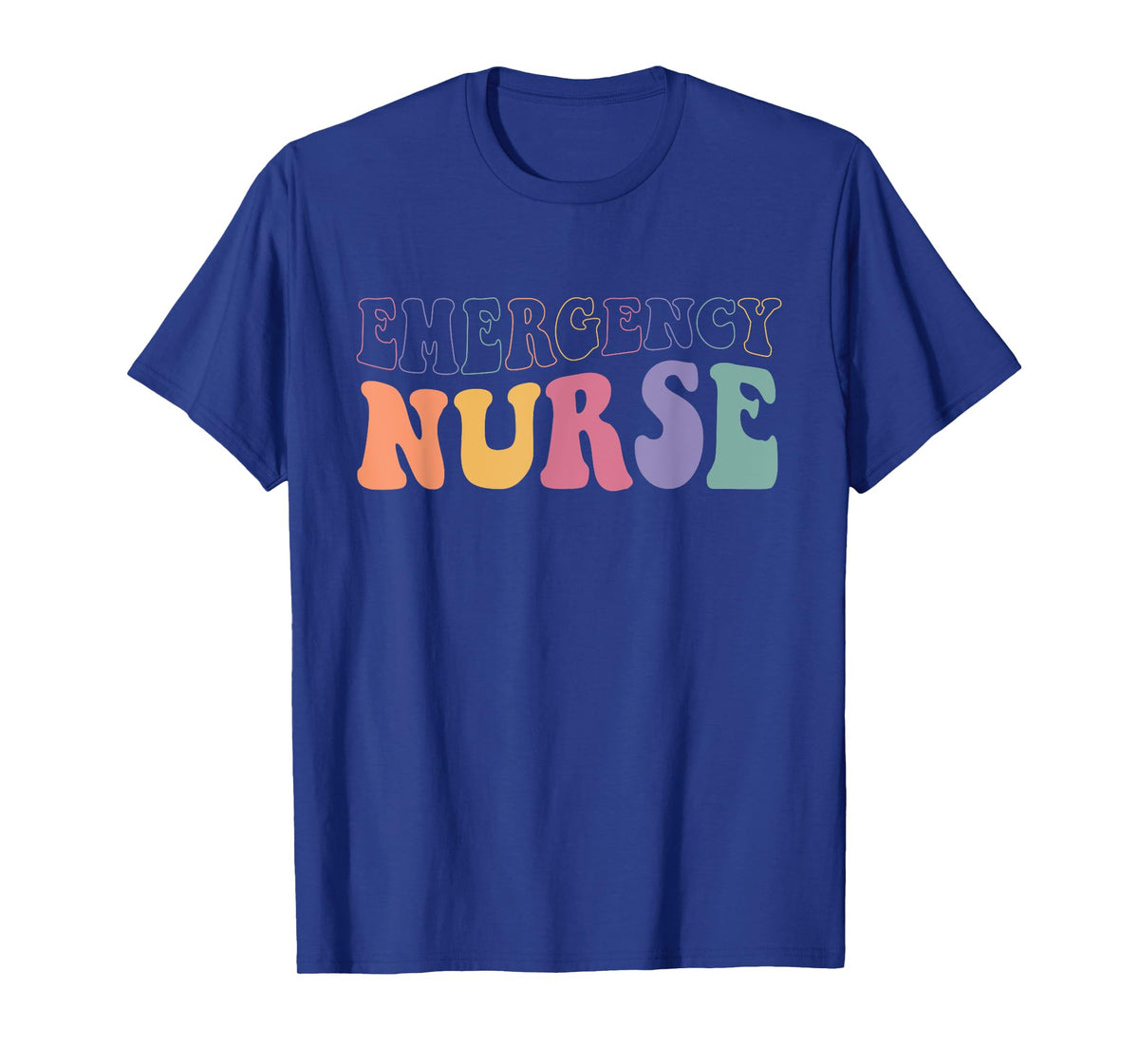 ER Nurse Groovy Emergency Nurse Nursing School Women T-Shirt
