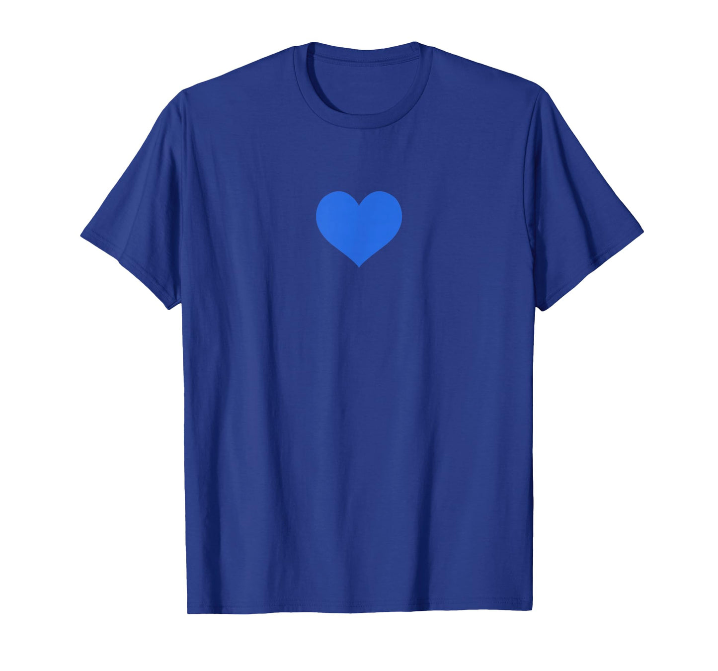 The Blue Heart - for men, women, kids T-Shirt