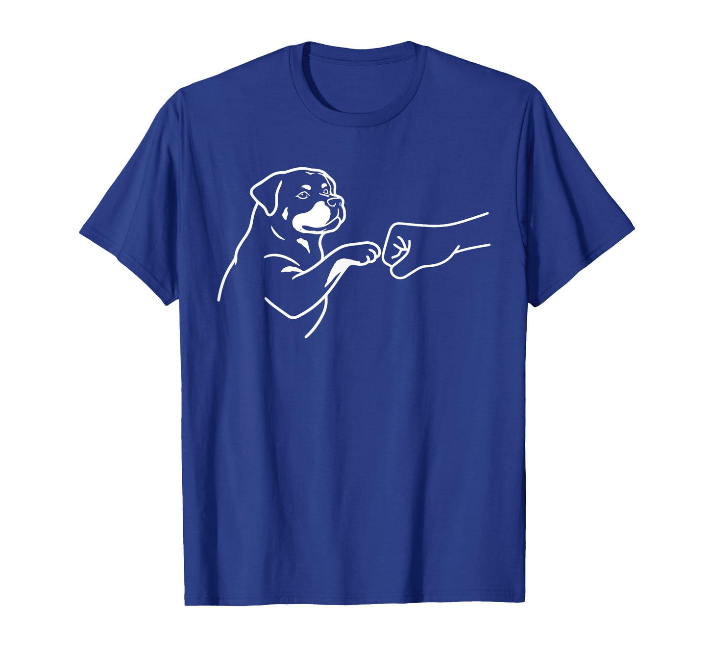 Rottweiler Punch Hand Friendship Fist Bump Dog Lover Rottie T-Shirt