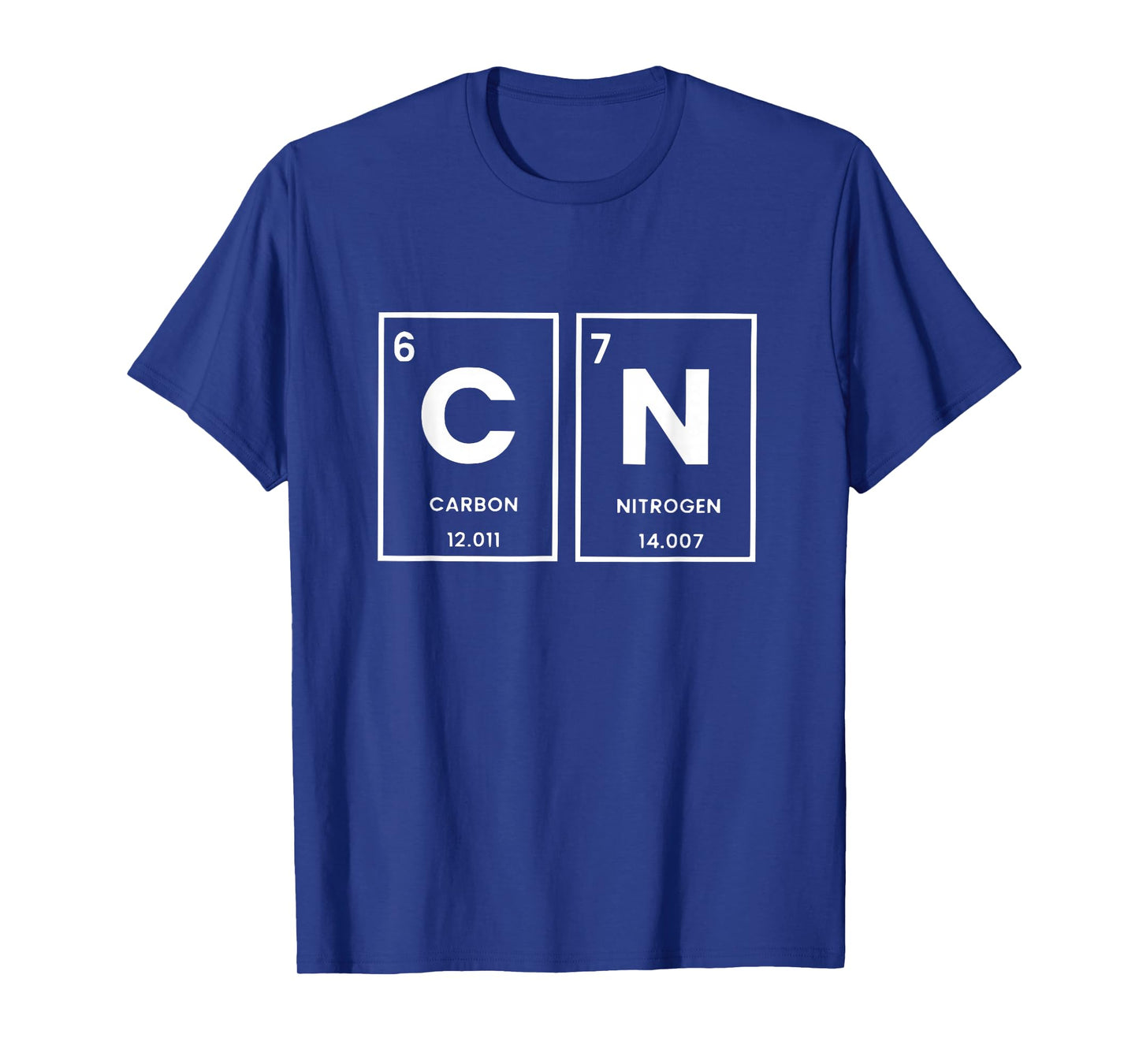 Funny 6 7 Meme Periodic Table Carbon Nitrogen Humor T-Shirt
