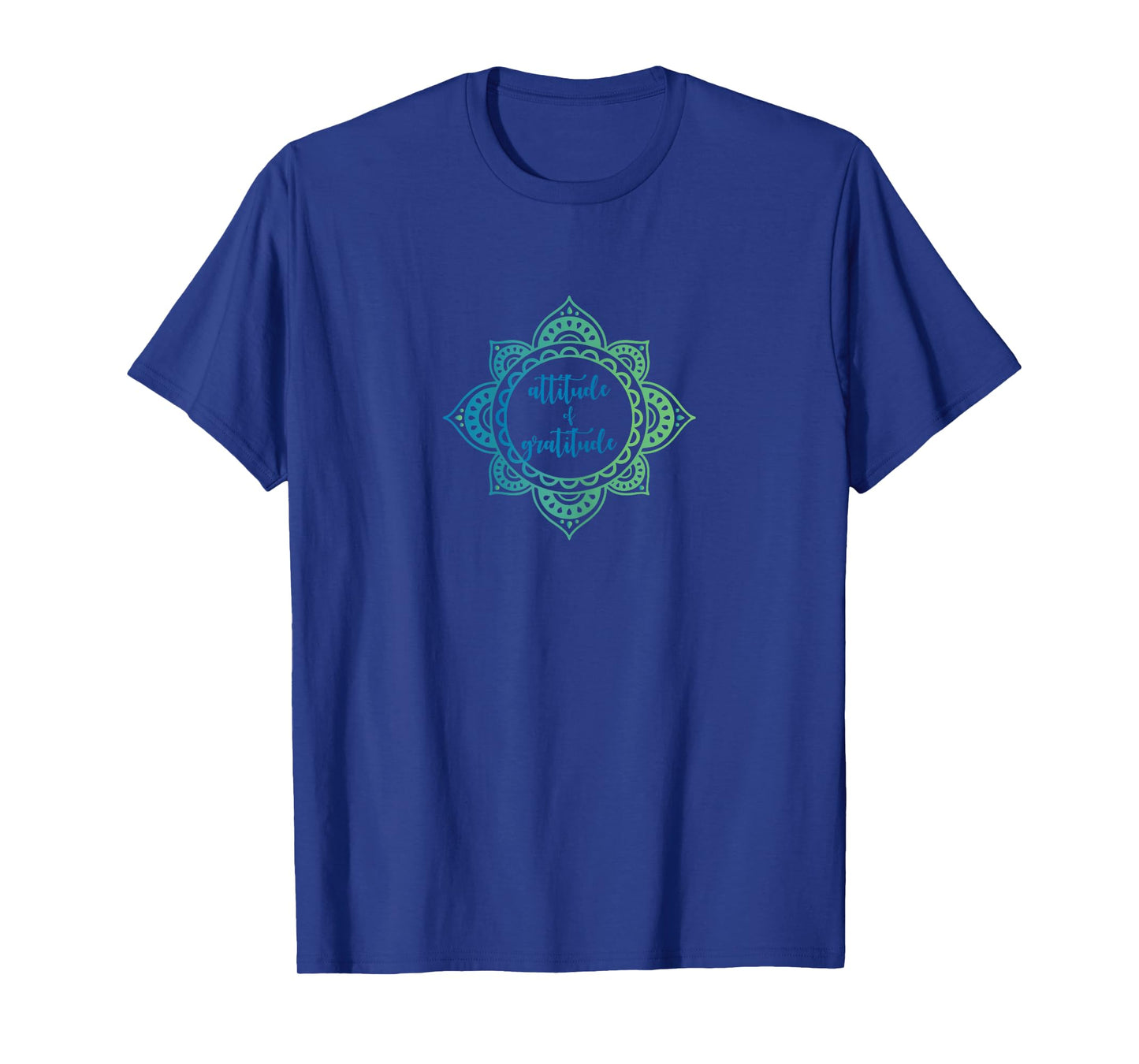 Attitude of Gratitude Mandala t-shirt grateful spiritual