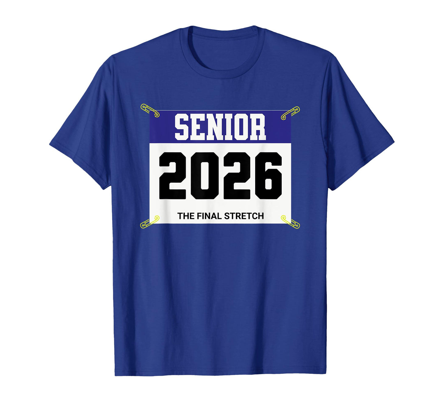 Cross Country Senior 2026 Race Bib T-Shirt