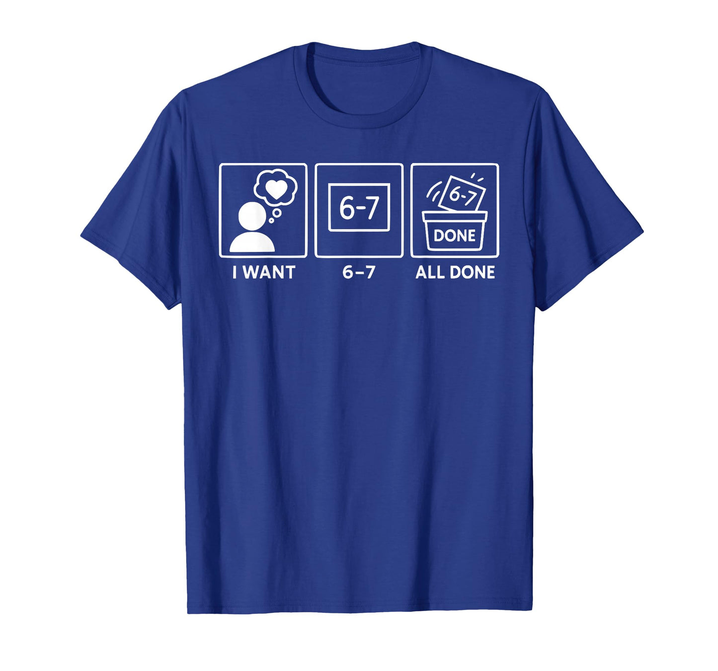 Funny 67 SPED Teacher AAC Speech Therapy SLPs ABA 6 7 Meme T-Shirt