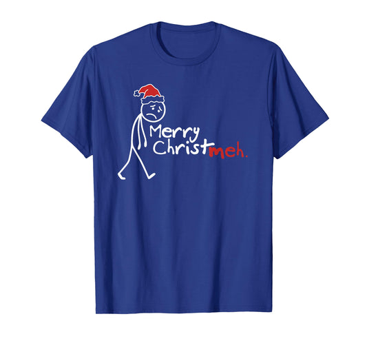 Merry Christ-Meh Funny Christmas Introvert T-Shirt