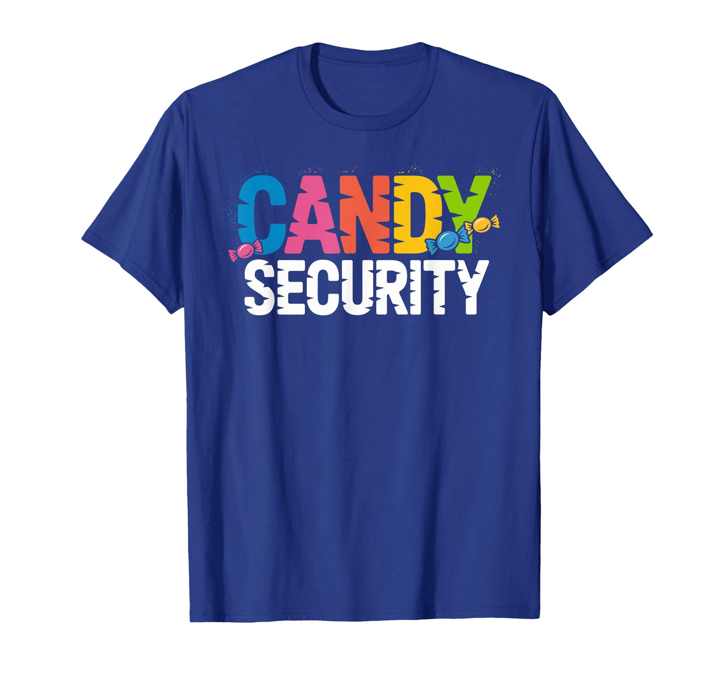 Candy Security Funny Easy Halloween Costume Adult T-Shirt
