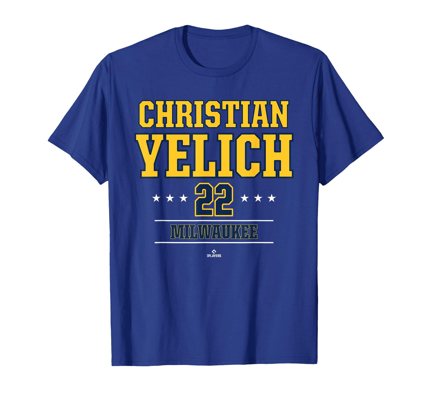 Baseball Star Christian Yelich Milwaukee MLBPA T-Shirt