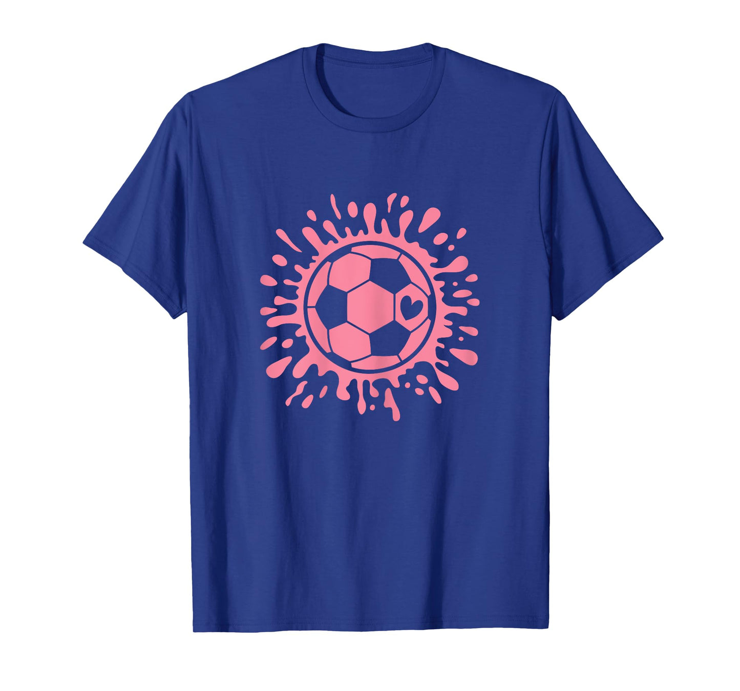 Soccer Ball Cute Pink Soccer Lover Women Girls Kids T-Shirt