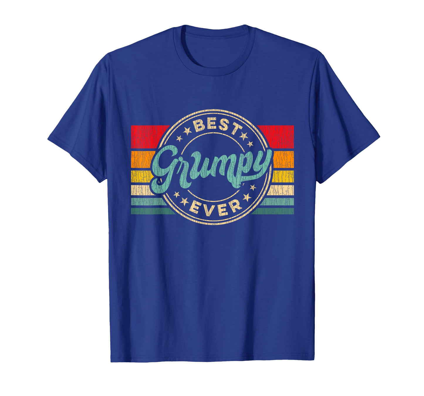 Best Grumpy Ever Vintage Retro Father's Day Gift T-Shirt