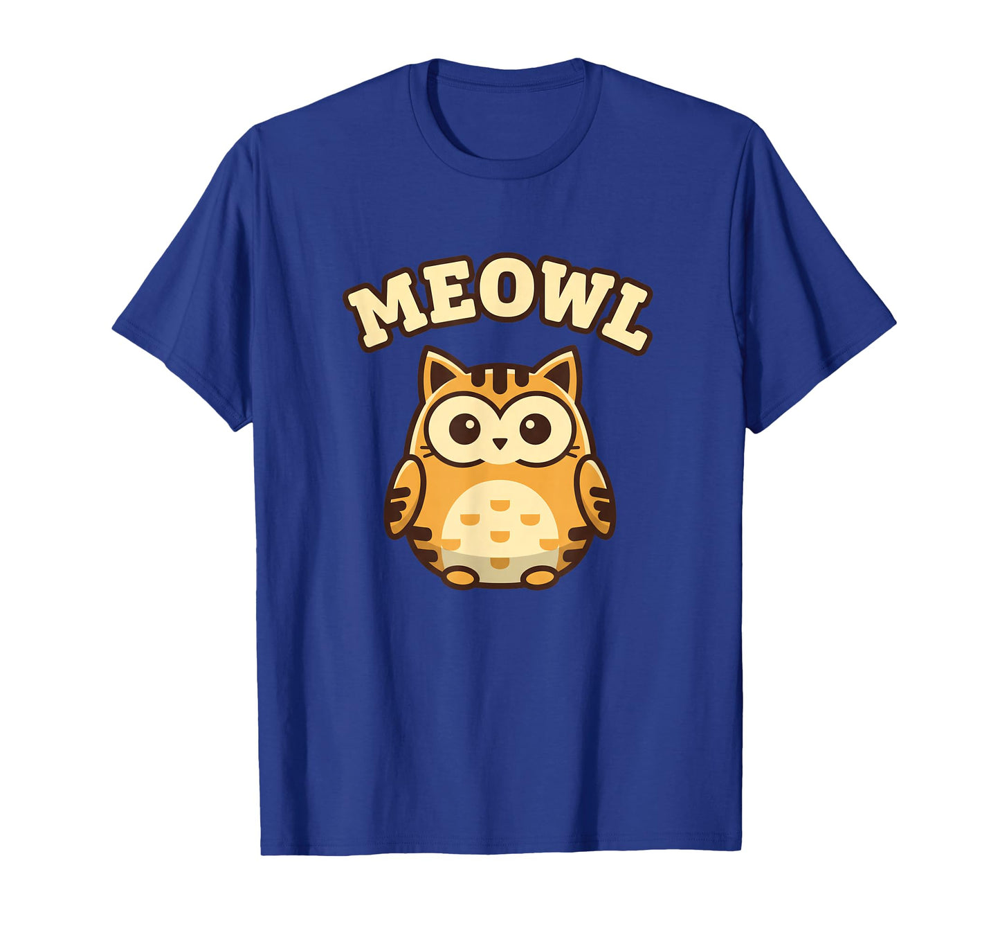 Bird Meowl Cat-Owl Meme Funny Cursed Brainrot Design T-Shirt