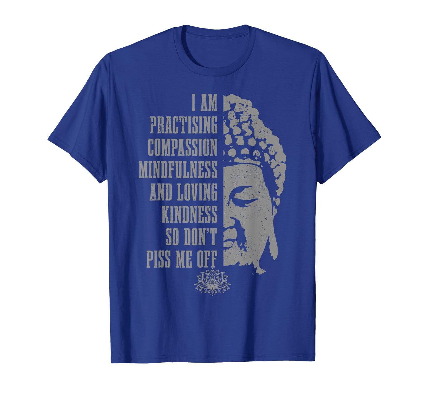 Buddhism Yoga Buddha Meditation Funny Vintage Yogi T-Shirt