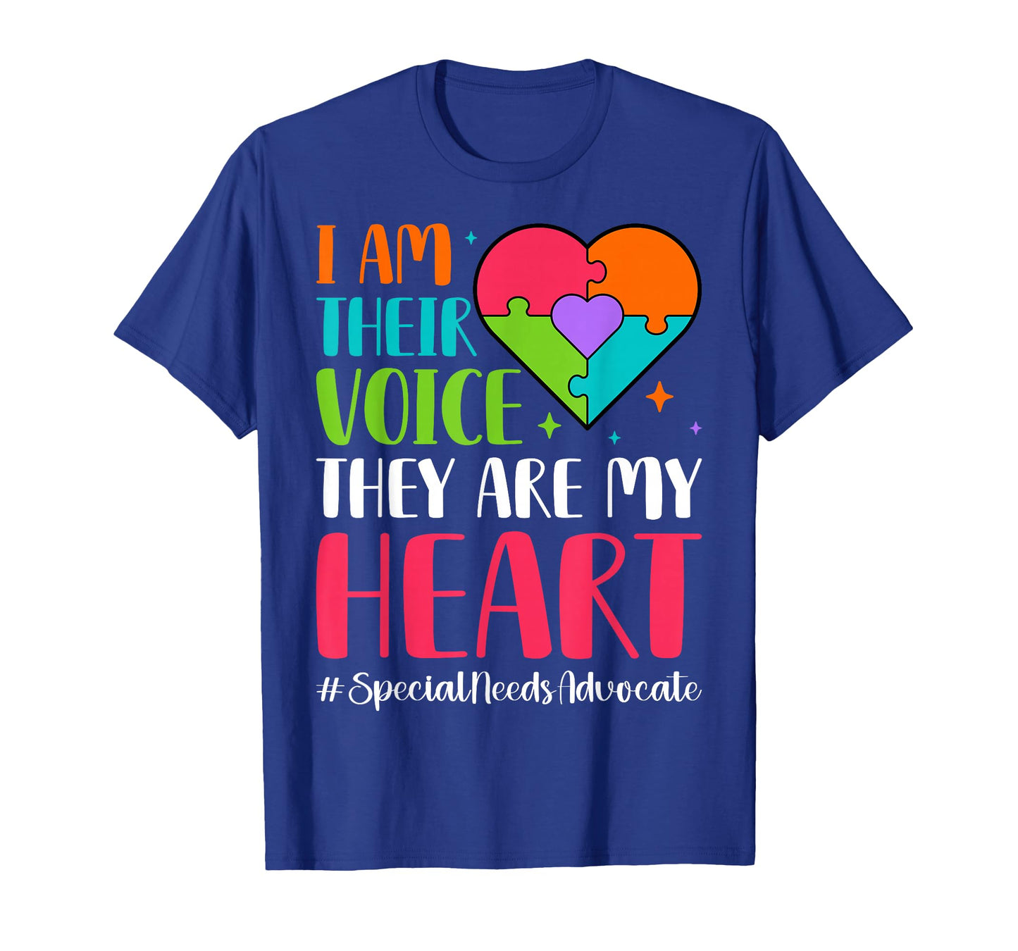 I'm Their Voice They are My Heart - SPED Teacher T-Shirt