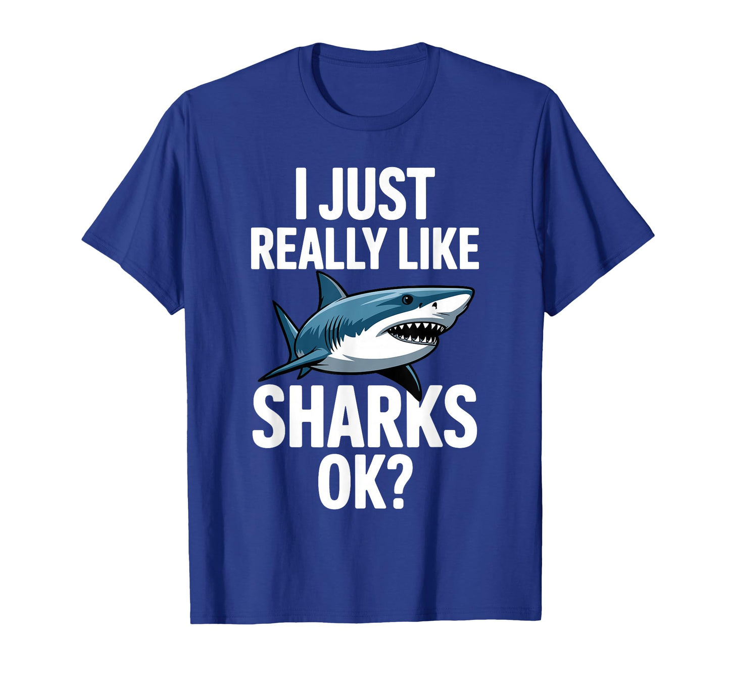 Cool Shark Art for Men Women Great White Hammerhead Shark T-Shirt