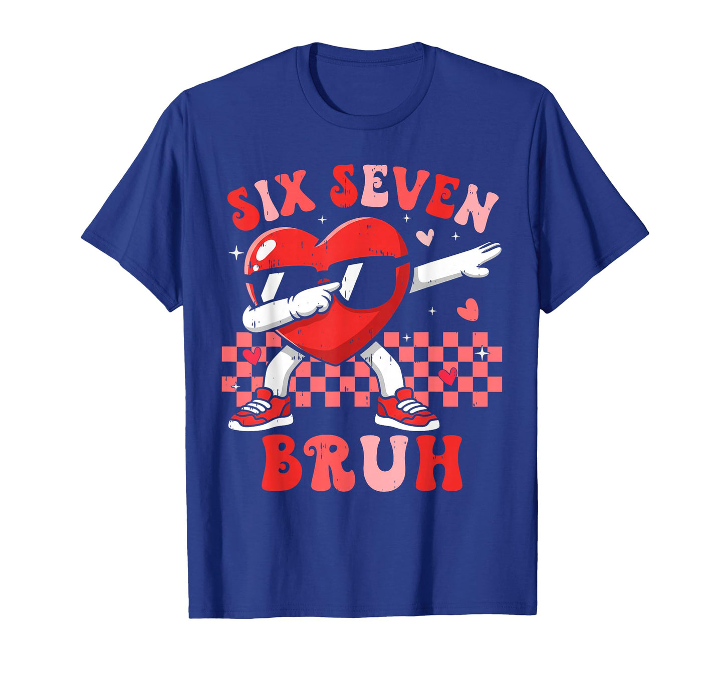 Six Seven 67 Meme Cool Valentine’s for Teens Boys Girls Kids T-Shirt