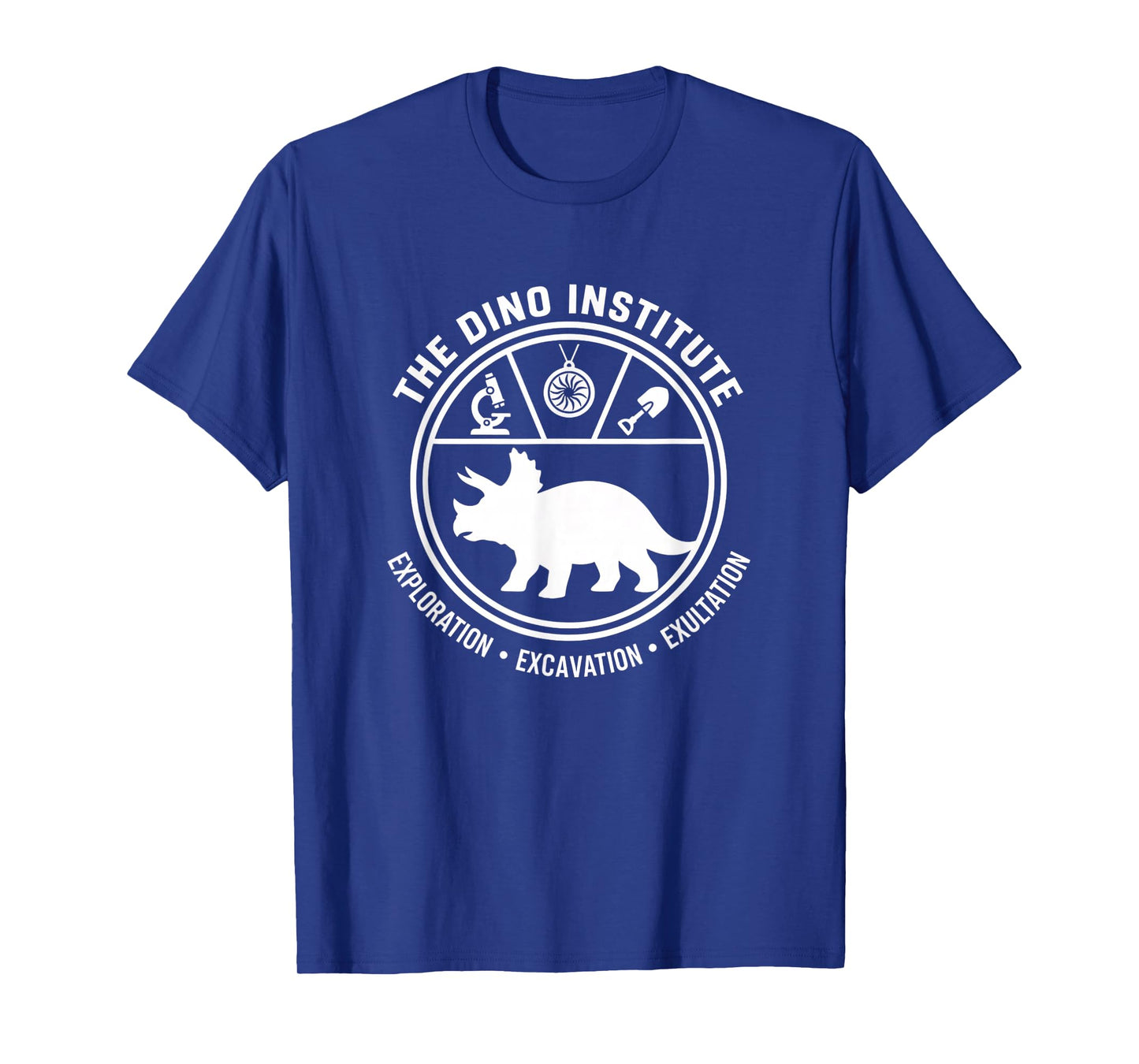 Mythical & Prehistoric Dino Institute Triceratops Paleology T-Shirt