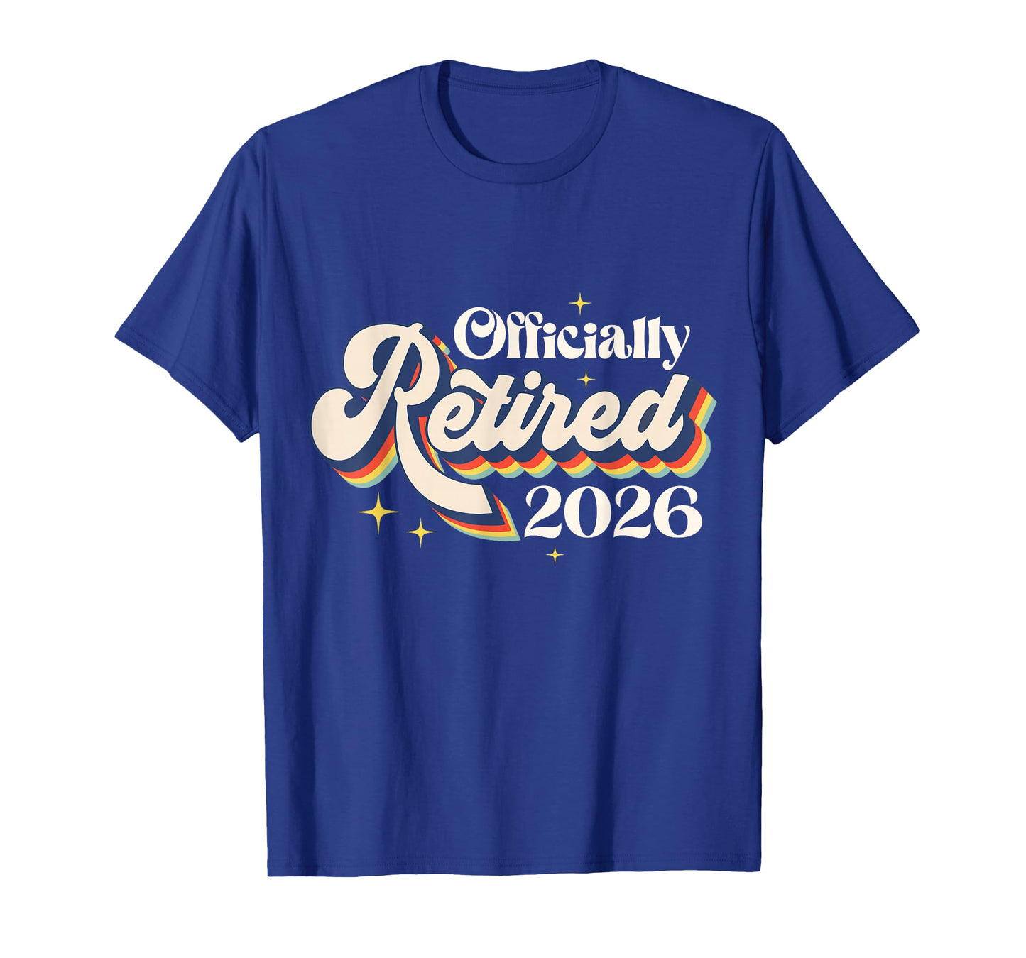 Officially Retired 2026 Vintage Retirement Men Women Teacher T-Shirt