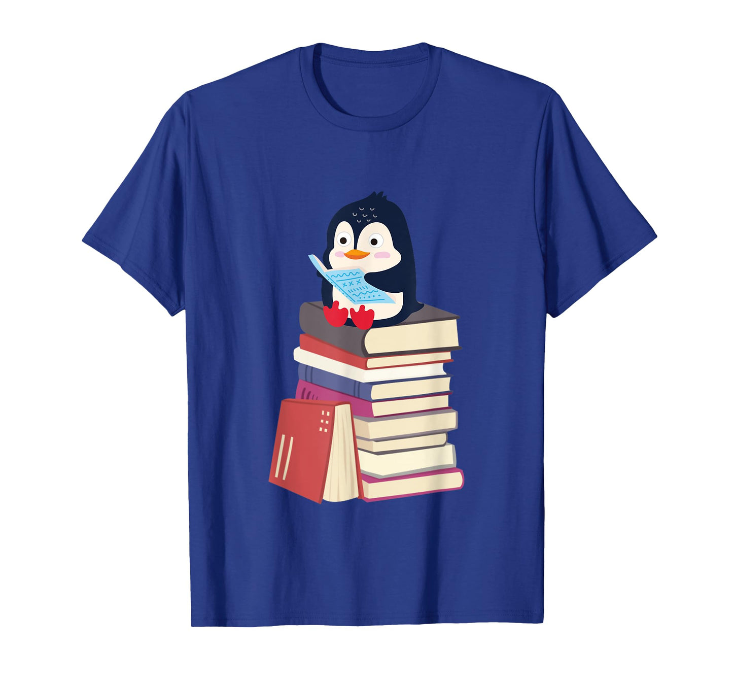 Teacher Librarian Kawaii Penguin, Book Lover Penguin T-Shirt