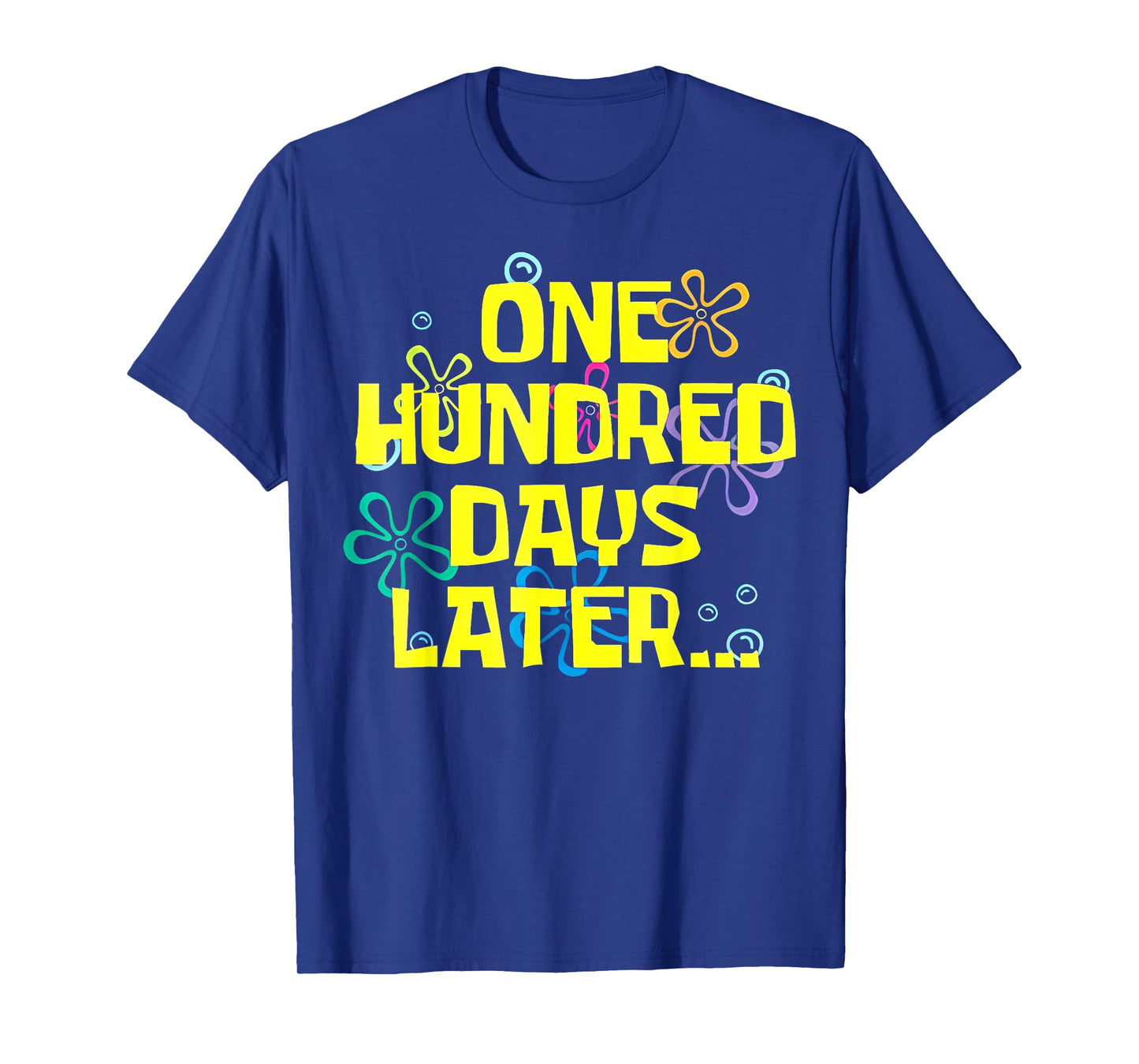 Teacher Kids Retro 100 Days Later 100th Day of School T-Shirt